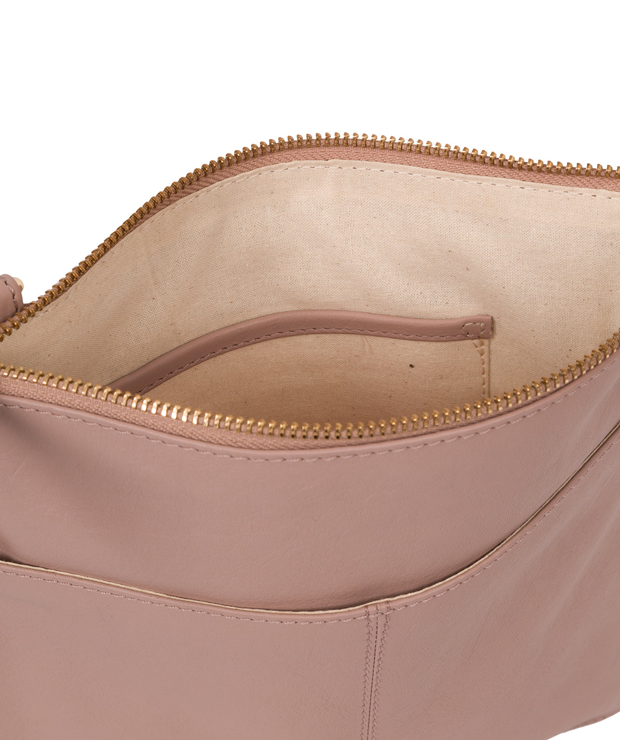 Kenley Blush Pink Leather Cross Body Bag