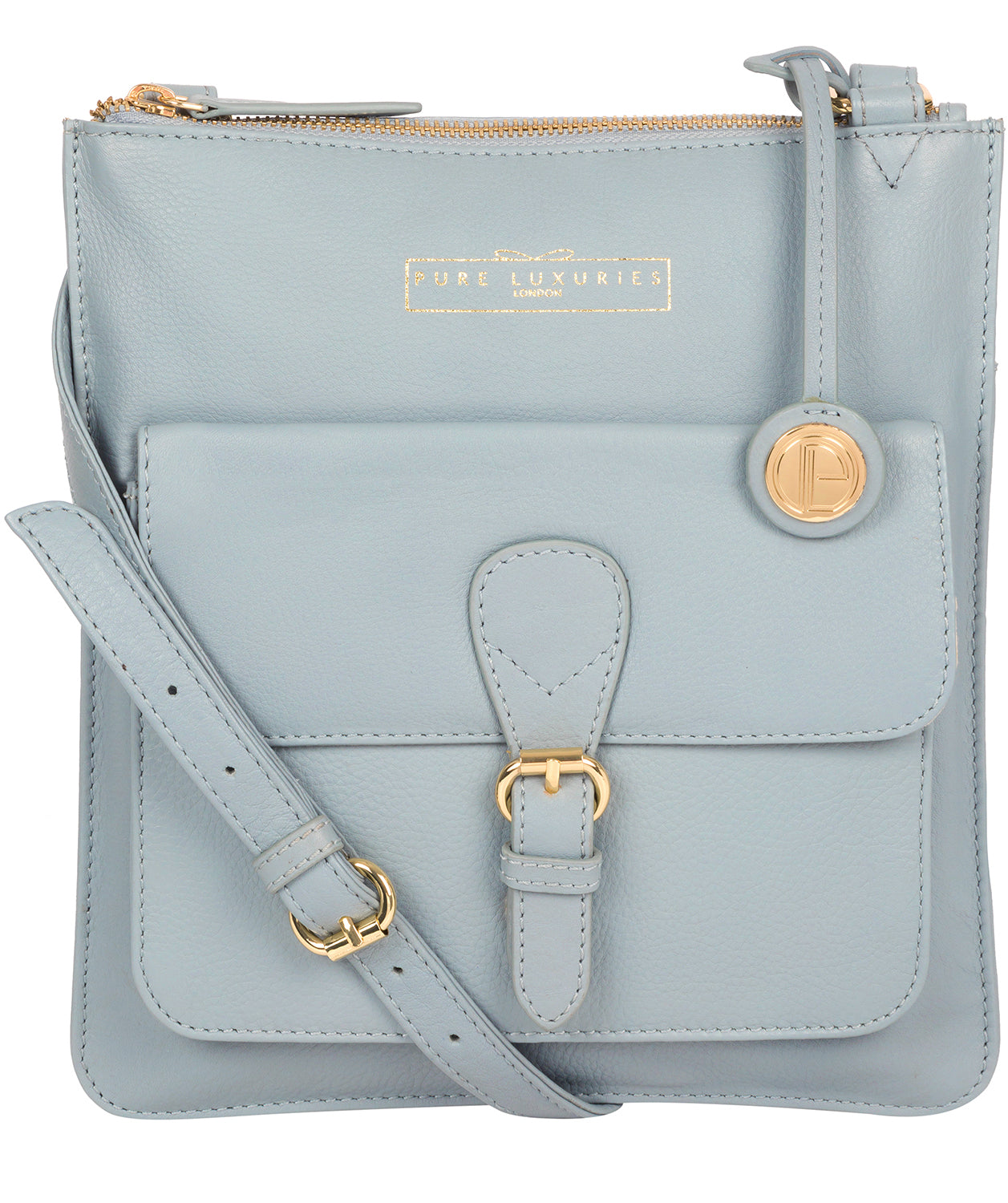 'Kenley' Cashmere Blue Leather Cross Body Bag