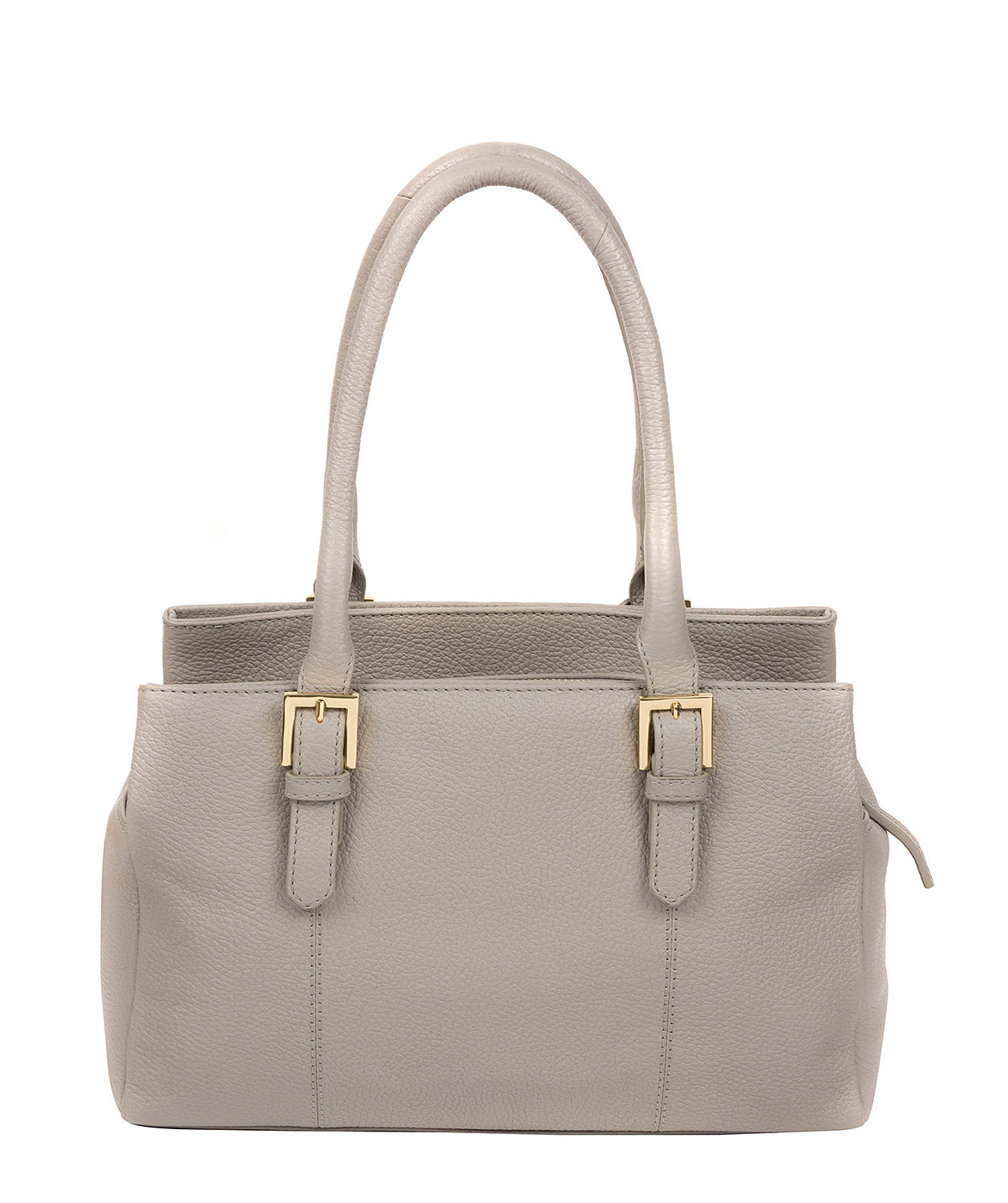 'Astley' Grey Leather Handbag