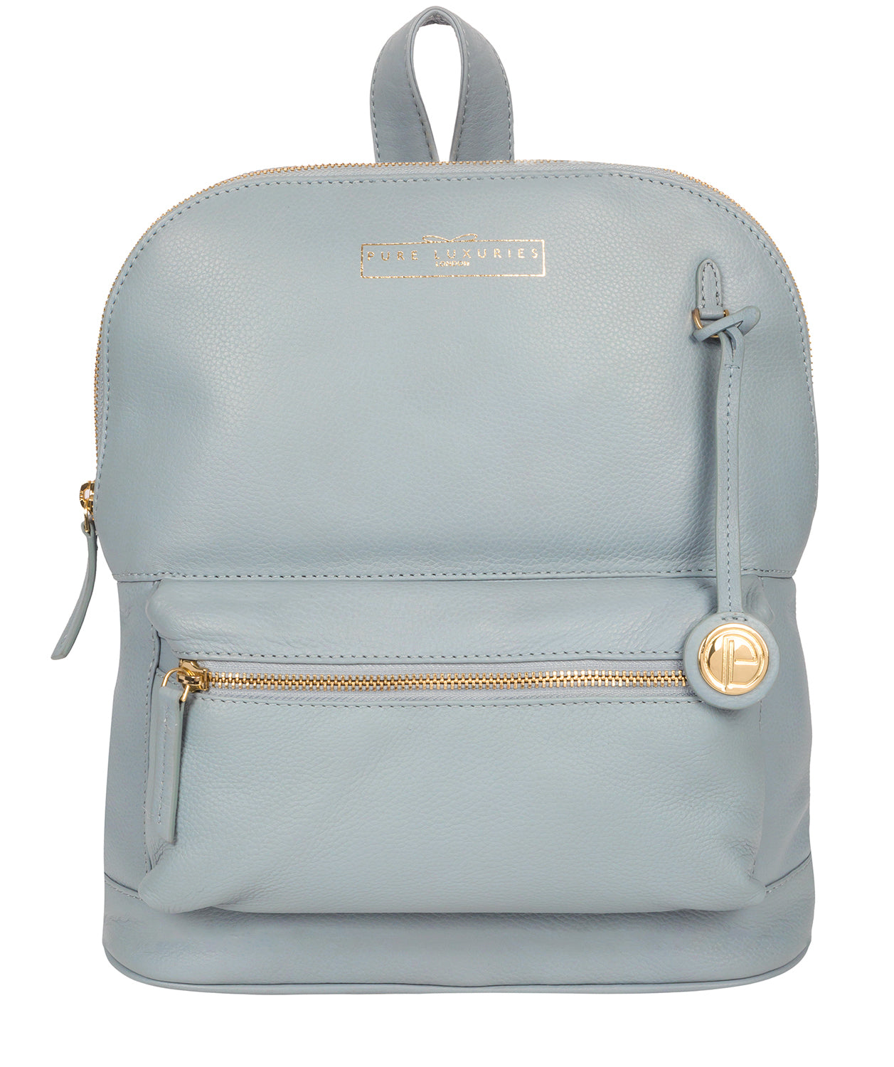 'Kinsely' Cashmere Blue Leather Backpack