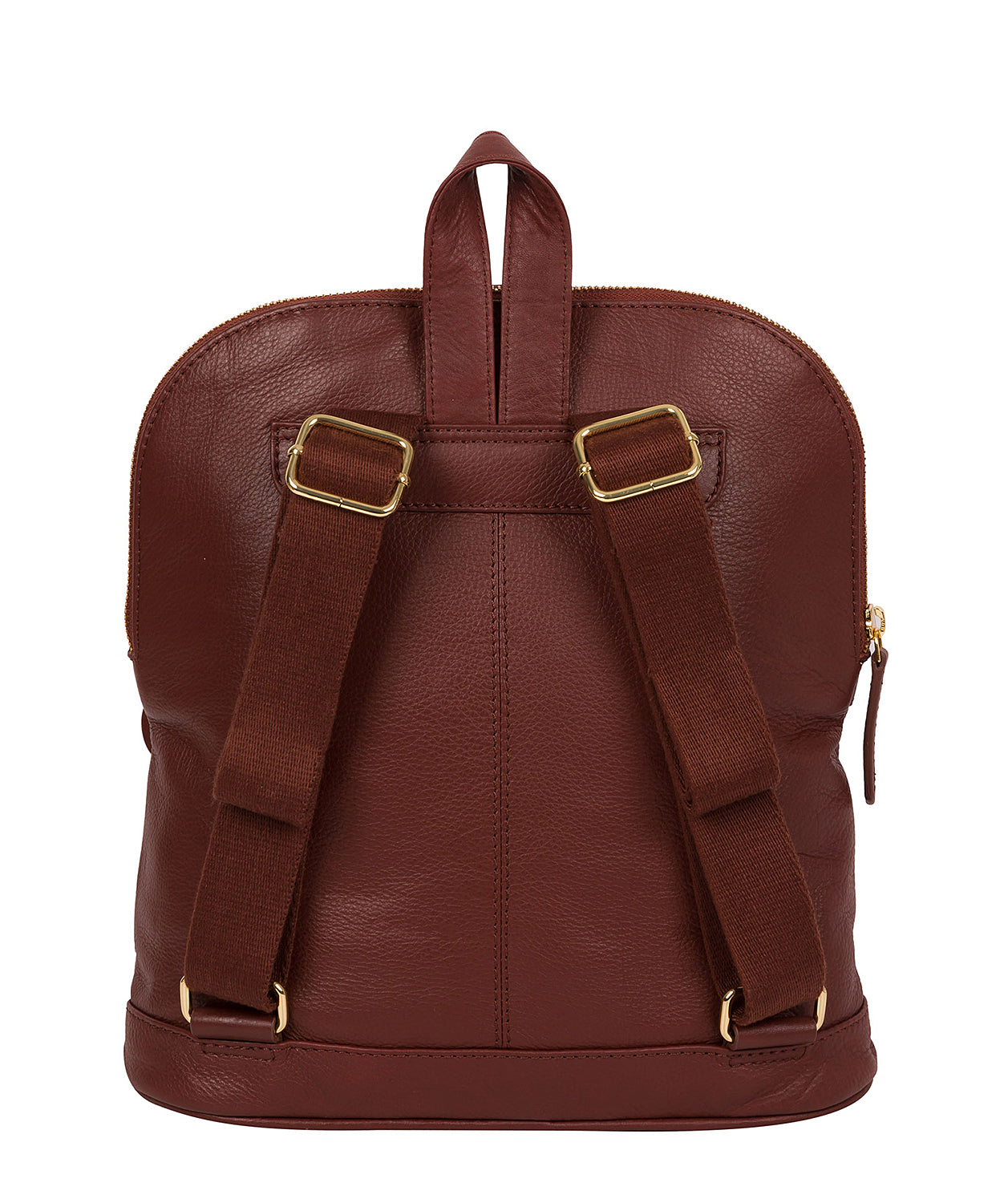 'Kinsely' Chestnut Leather Backpack