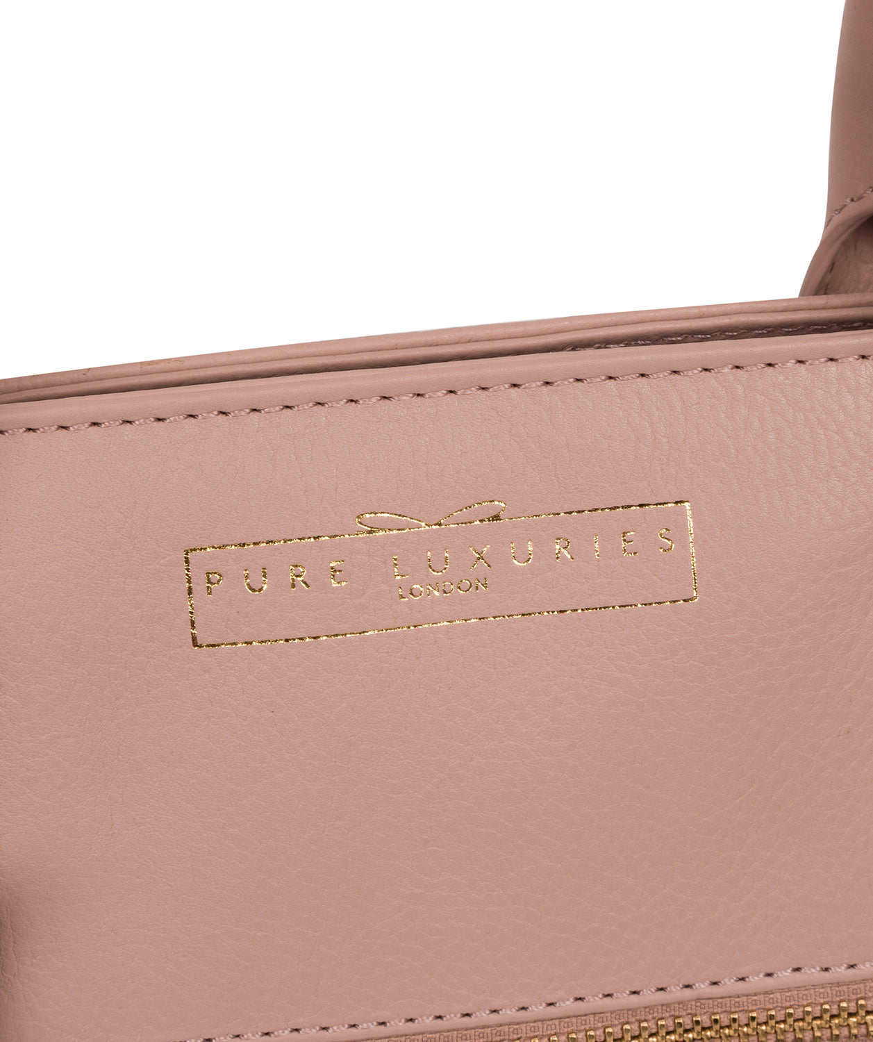 'Darby' Blush Pink Leather Handbag