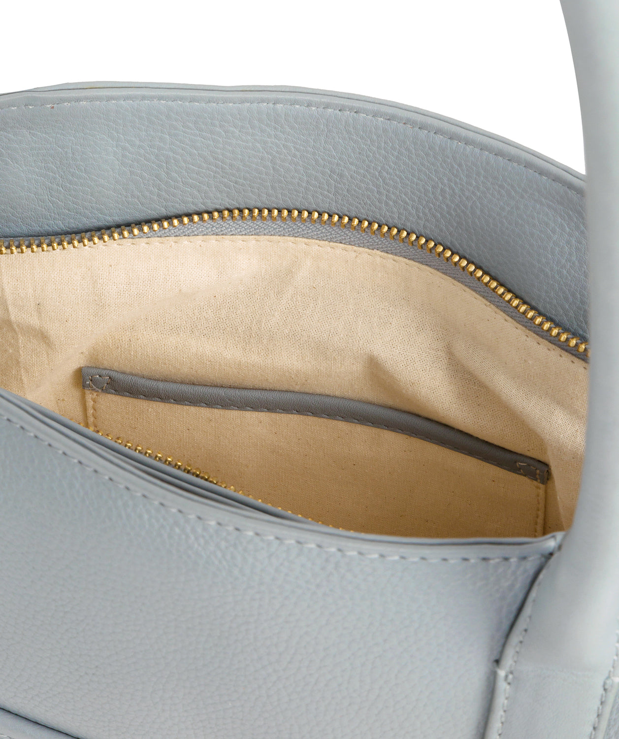 'Darby' Cashmere Blue Leather Handbag