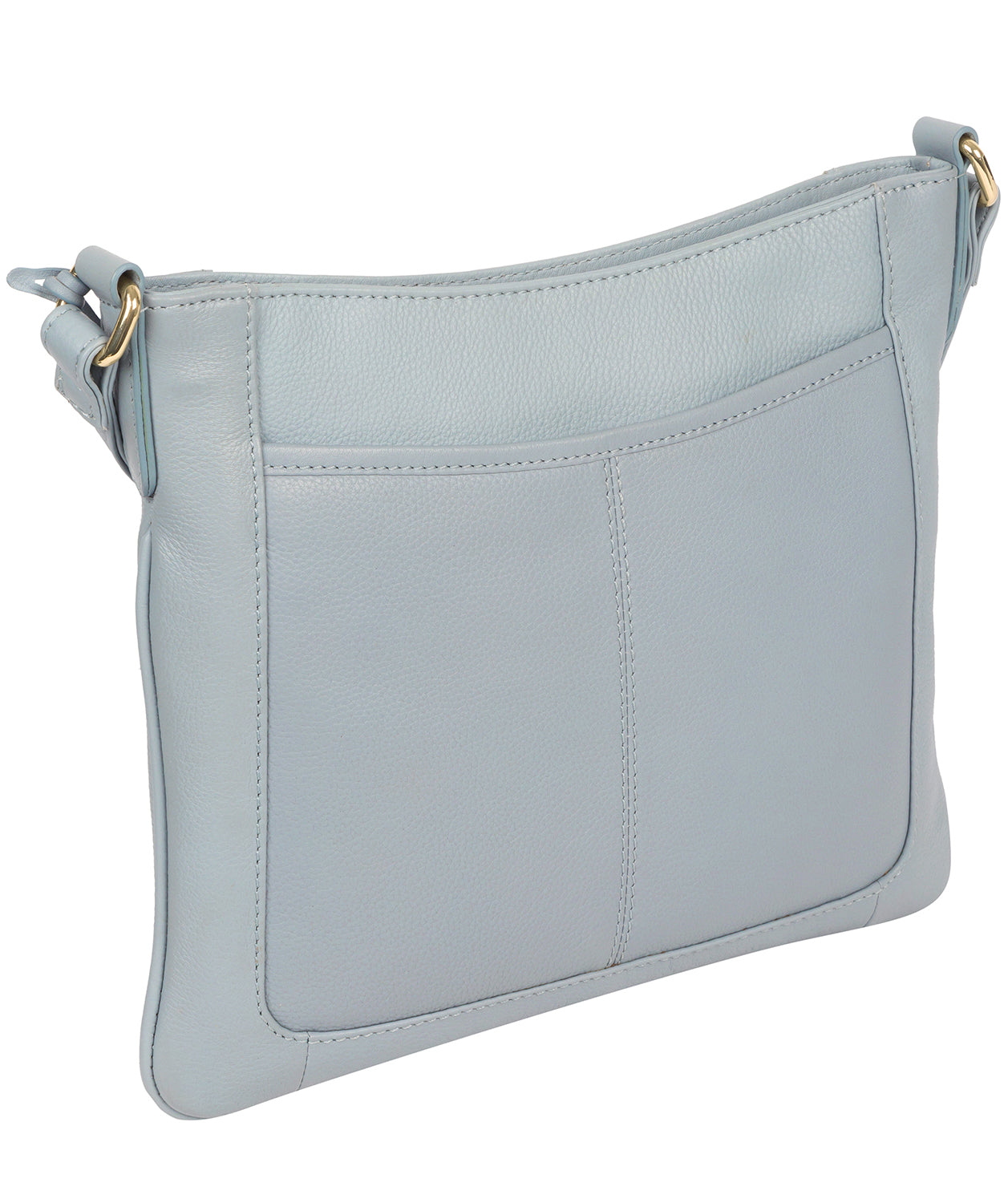 'Lewes' Cashmere Blue Leather Cross Body Bag