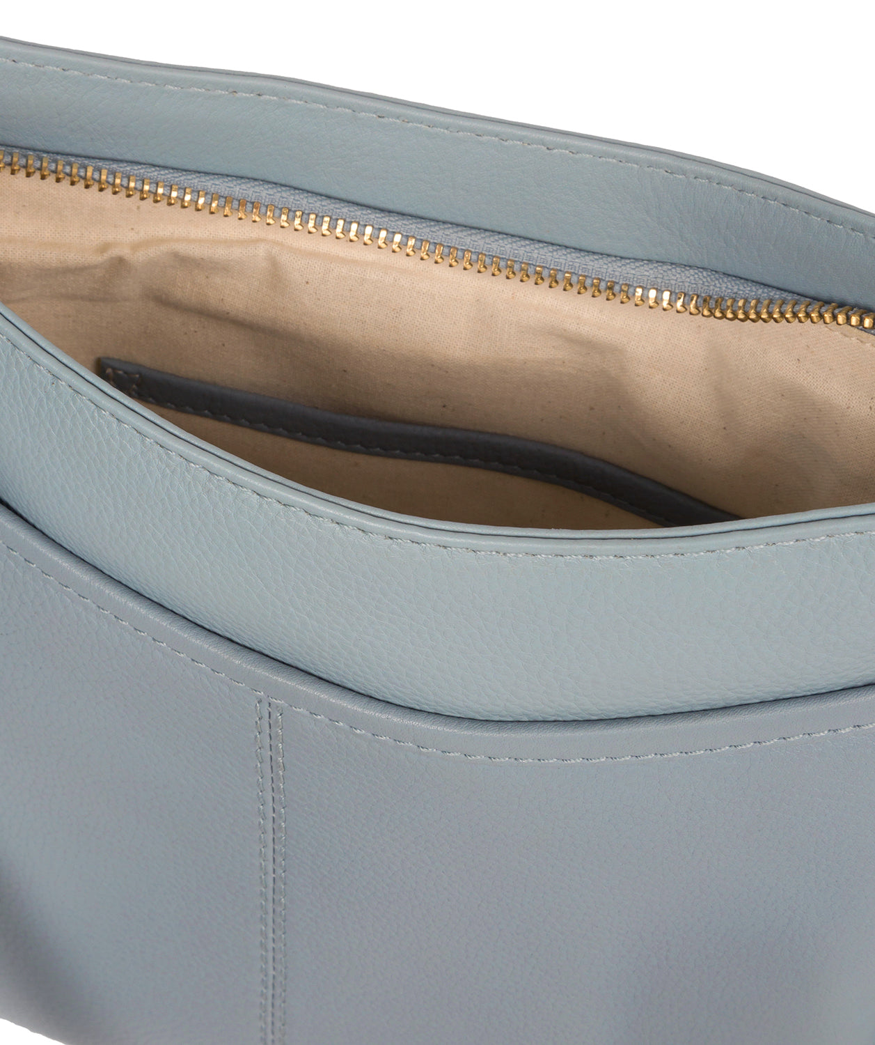 'Lewes' Cashmere Blue Leather Cross Body Bag