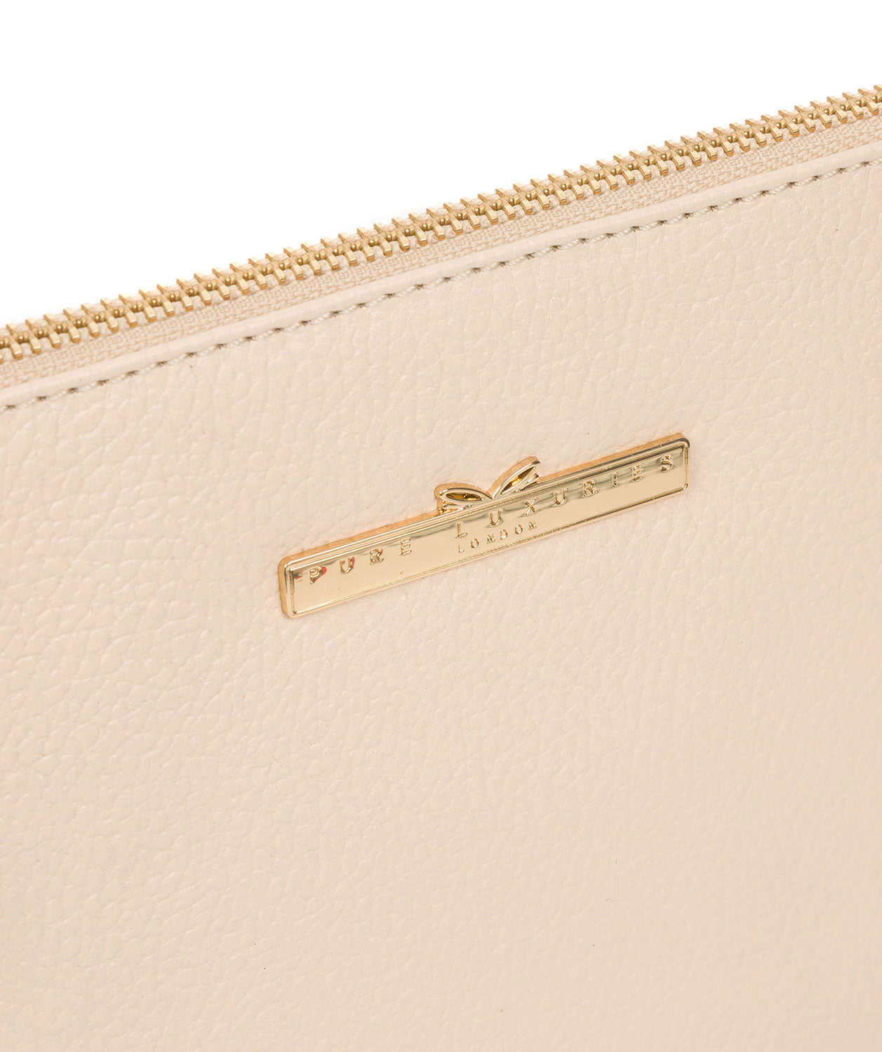 'Arlesey' Frappe Leather Clutch Bag