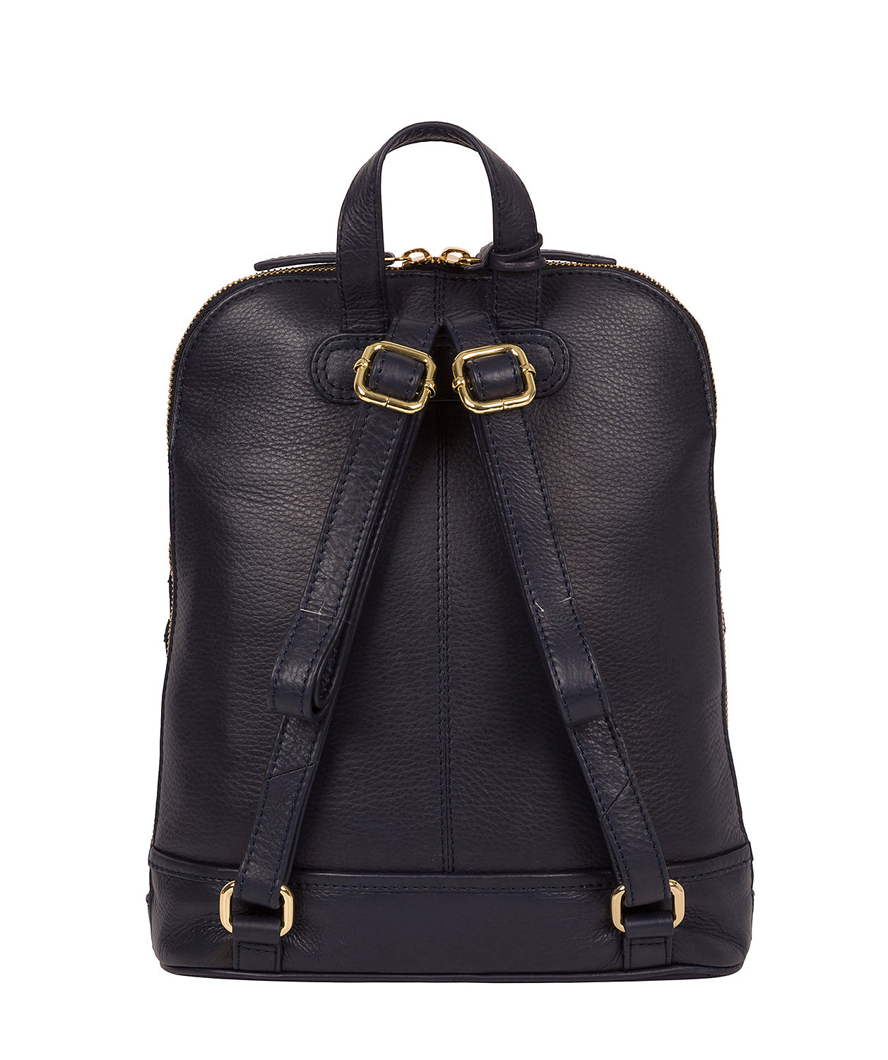 'Elland' Navy Leather Backpack