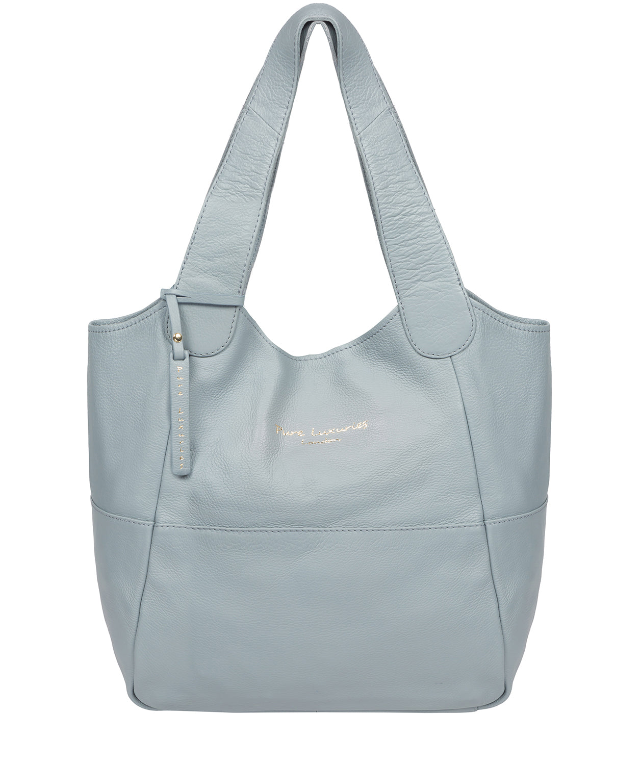 'Freer' Cashmere Blue Leather Tote Bag