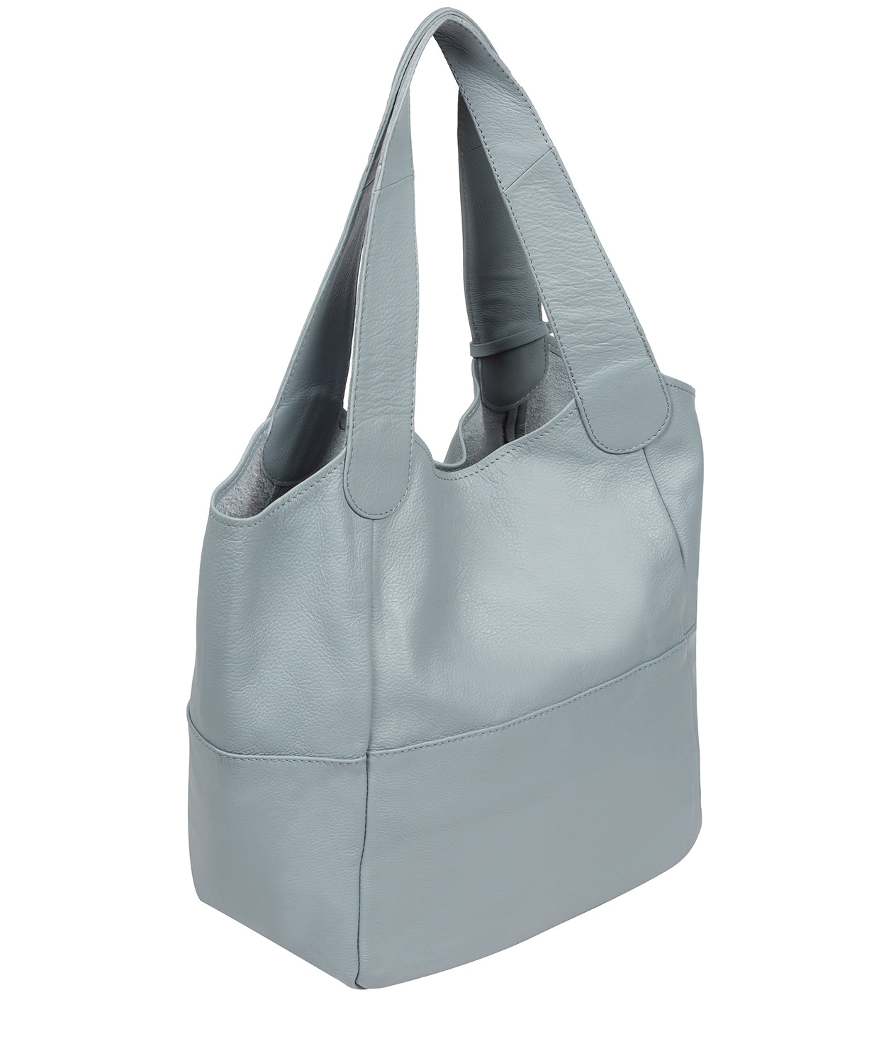 'Freer' Cashmere Blue Leather Tote Bag