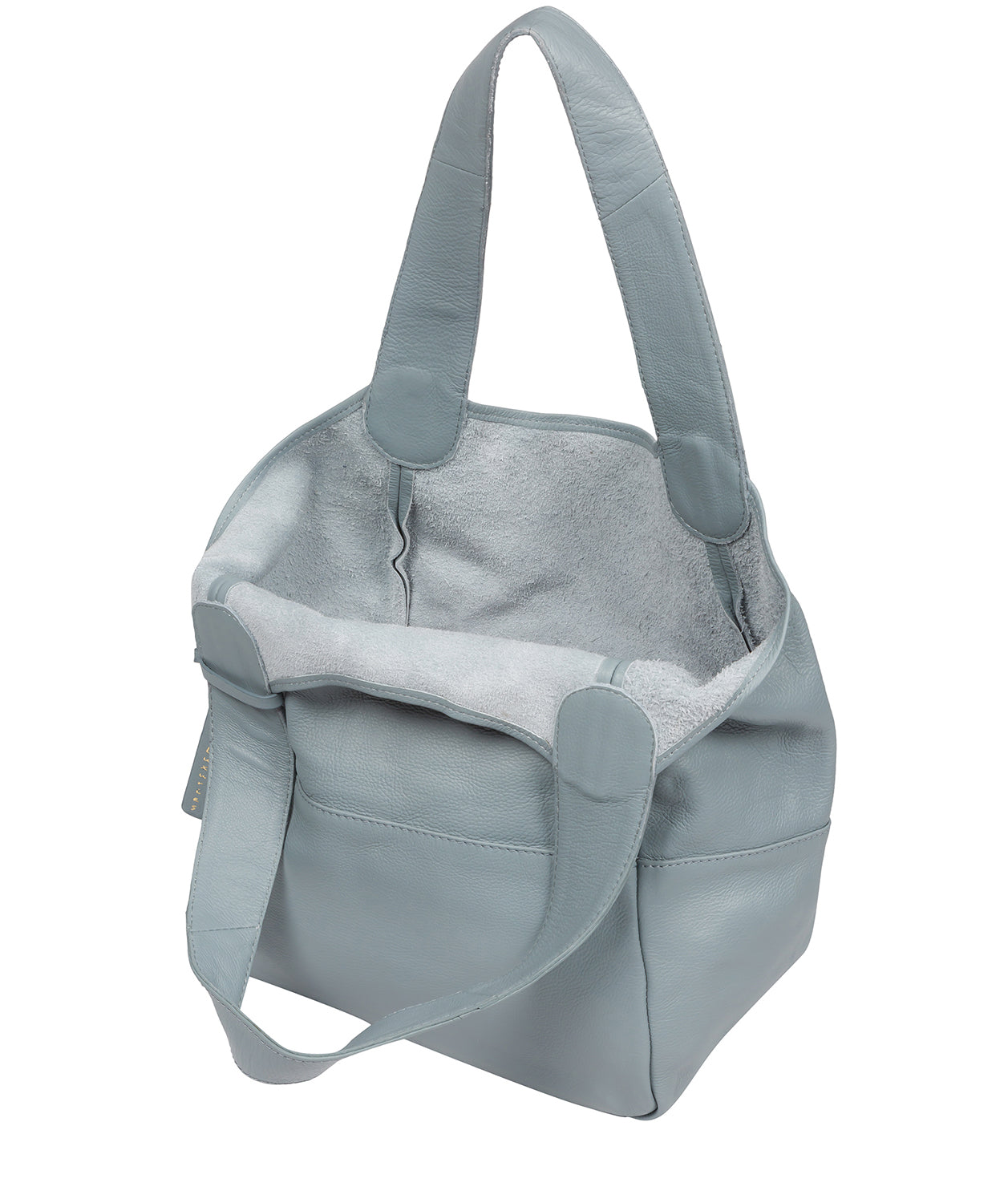 'Freer' Cashmere Blue Leather Tote Bag