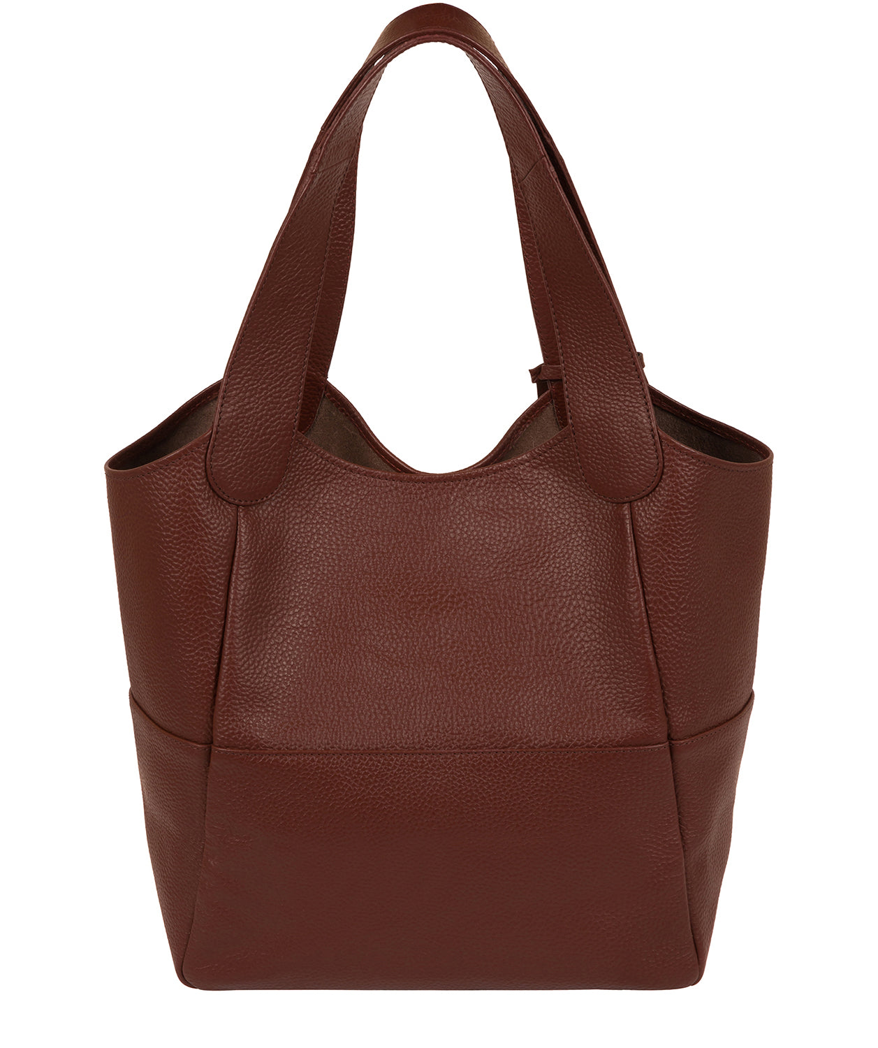 'Freer' Cognac Leather Tote Bag