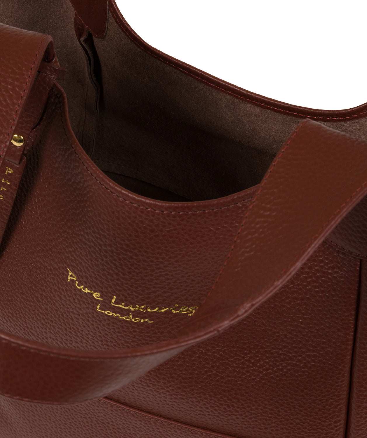 'Freer' Cognac Leather Tote Bag