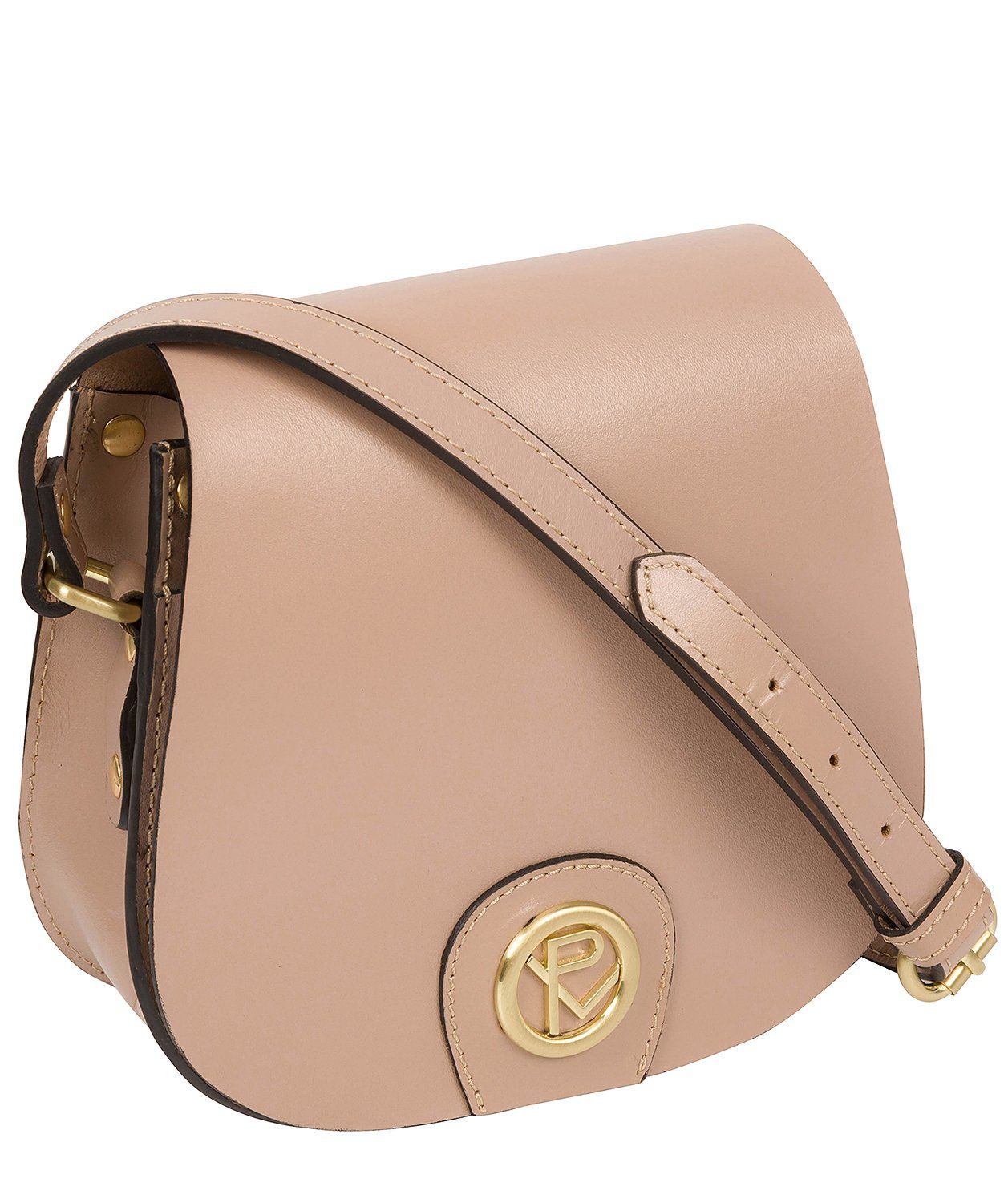 'Torver' Mini Blush Pink Leather Cross Body Bag