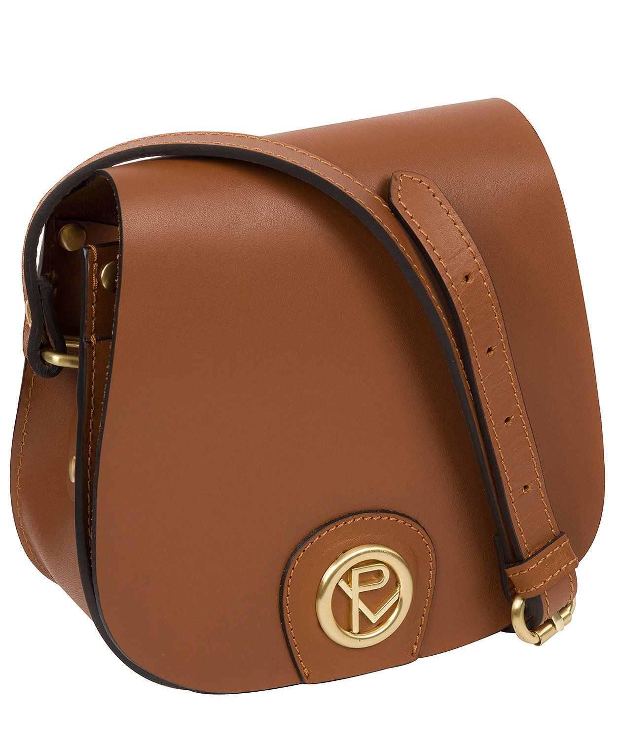 'Torver' Mini Tan Leather Cross Body Bag