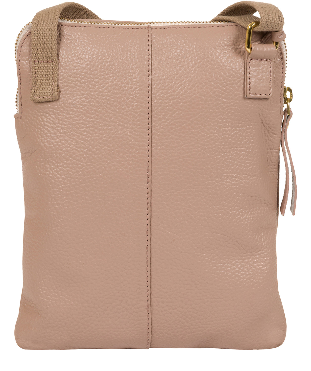 'Maisie' Blush Pink Leather Cross Body Bag