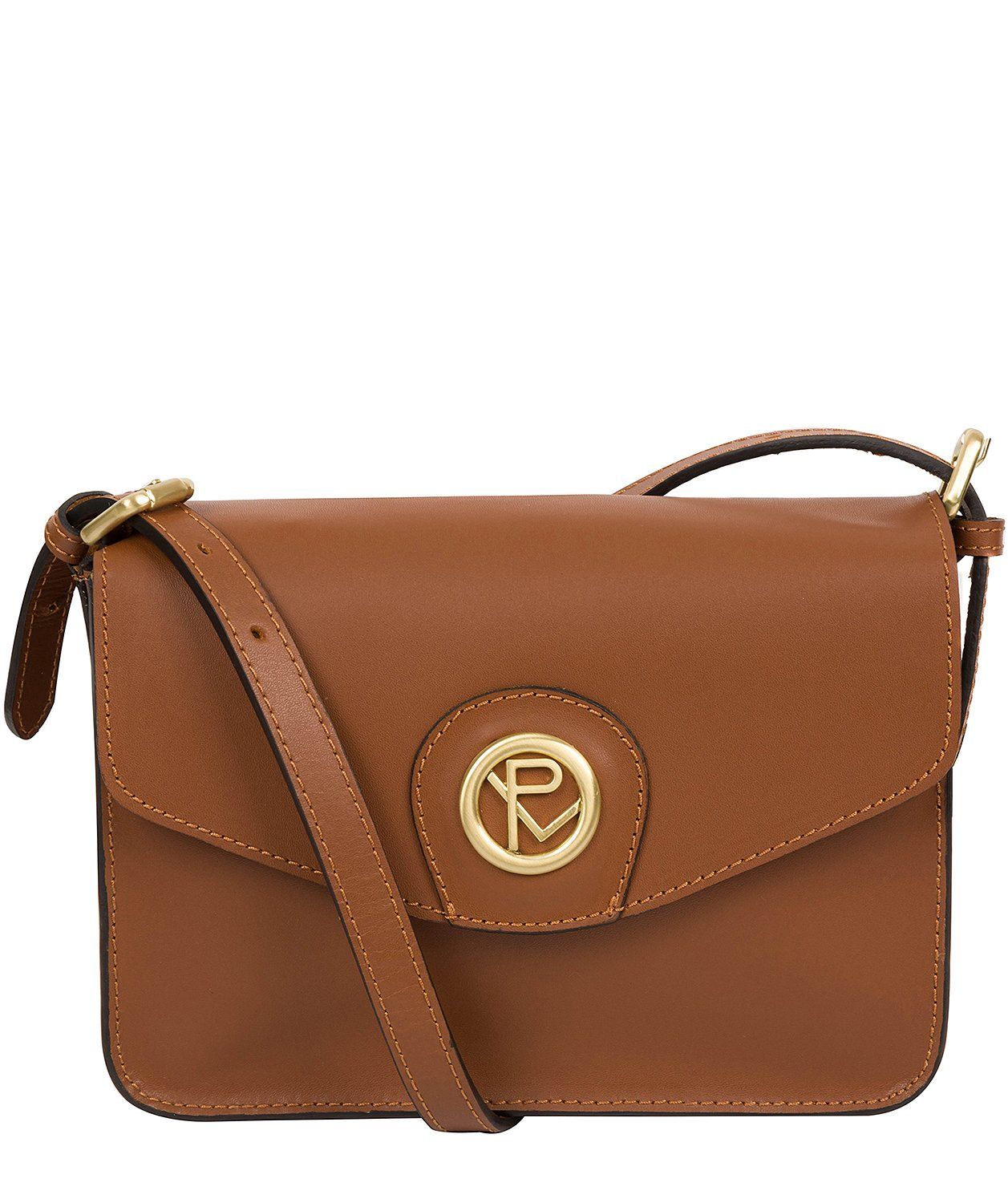 'Langdale' Tan Leather Cross Body Bag