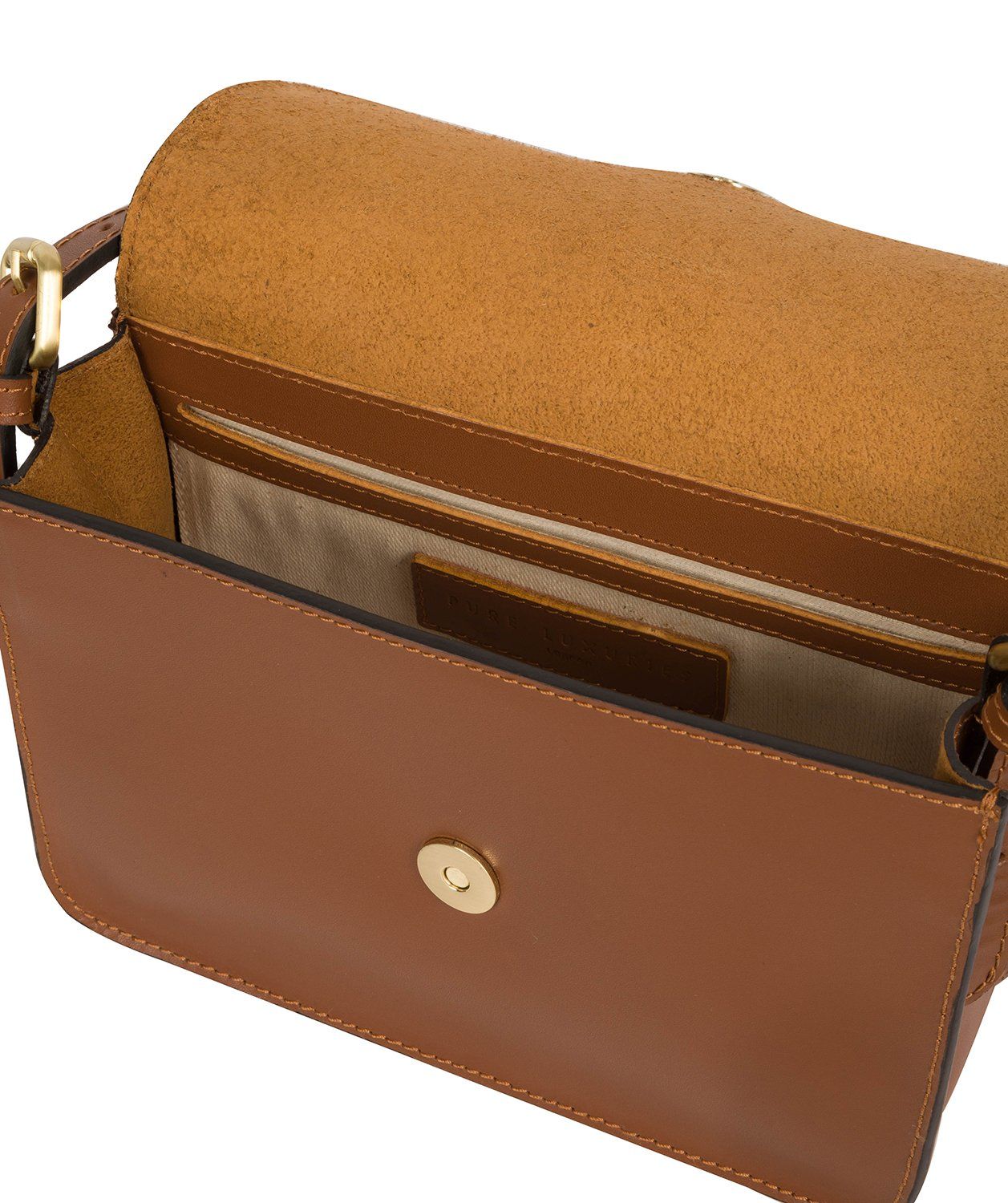 'Langdale' Tan Leather Cross Body Bag