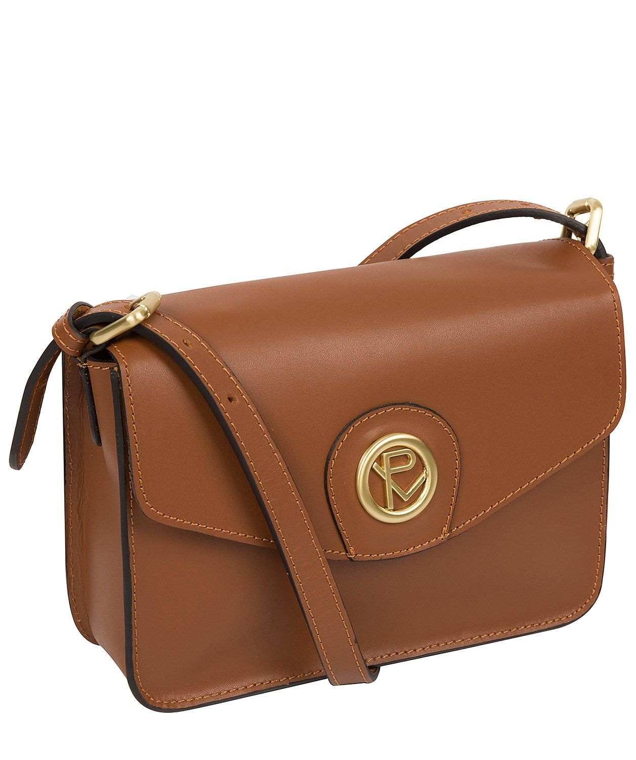 'Langdale' Tan Leather Cross Body Bag