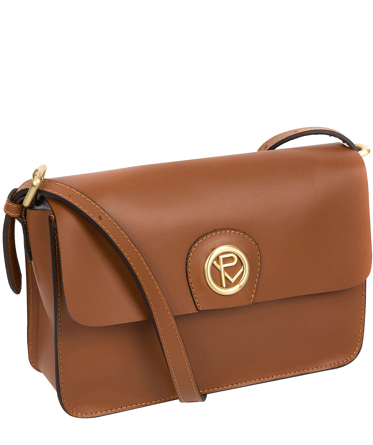 'Derwent' Tan Leather Cross Body Bag