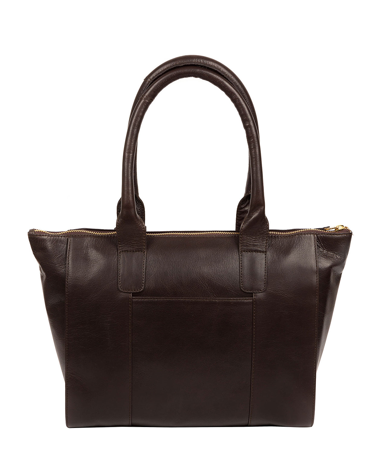 'Primrose' Dark Brown Leather Tote Bag