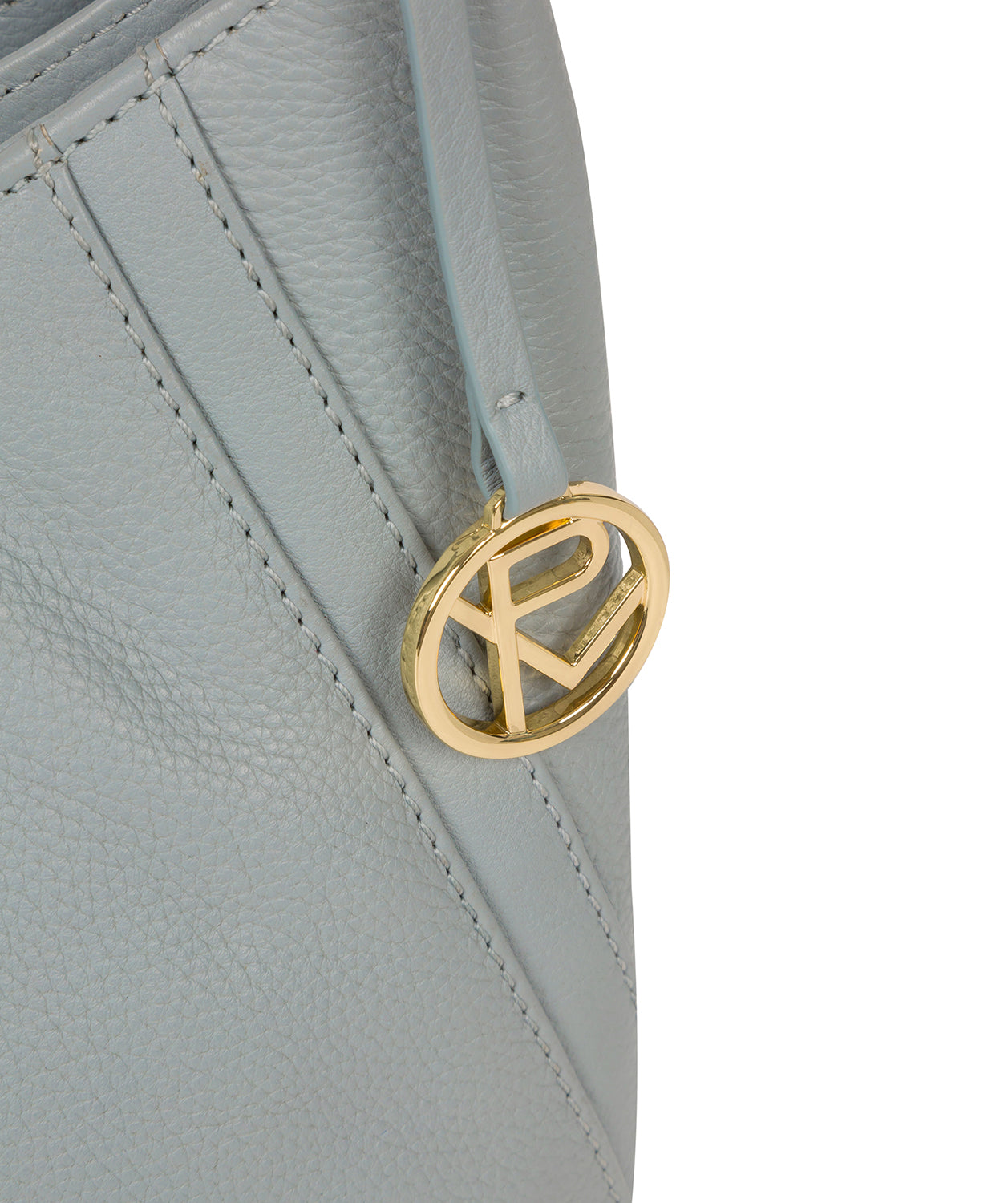 'Abigail' Cashmere Blue Leather Shoulder Bag