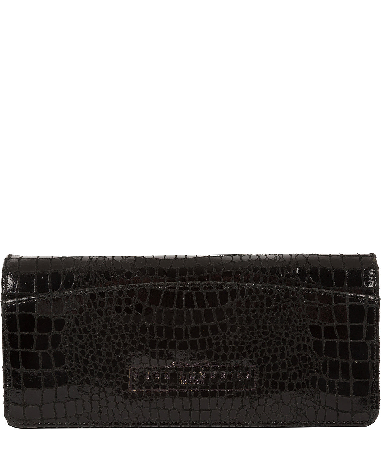 Black Leather Purse 'Izabel' by Pure Luxuries – Pure Luxuries London