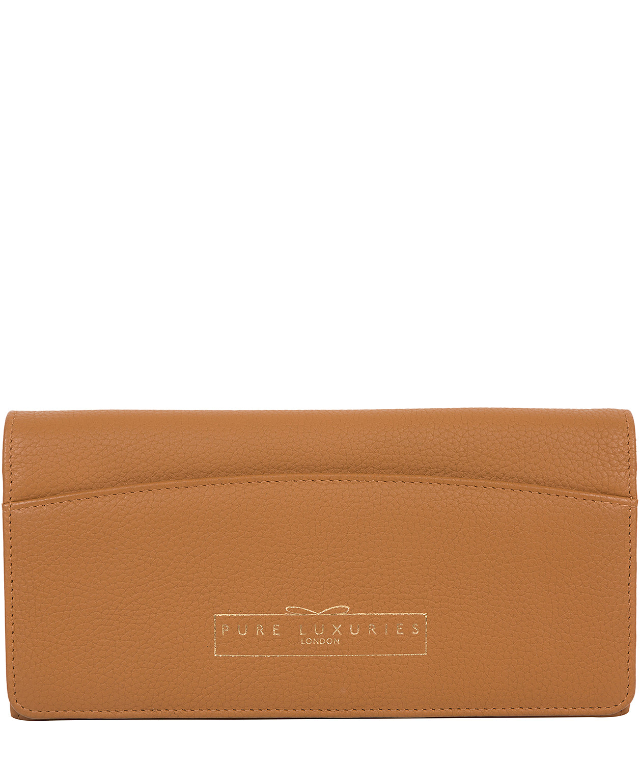 'Izabel' Tan Leather Purse