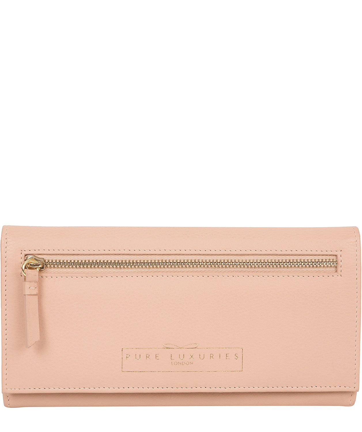 Pink Leather Bi-Fold Purse 'Monika' by Pure Luxuries – Pure Luxuries London