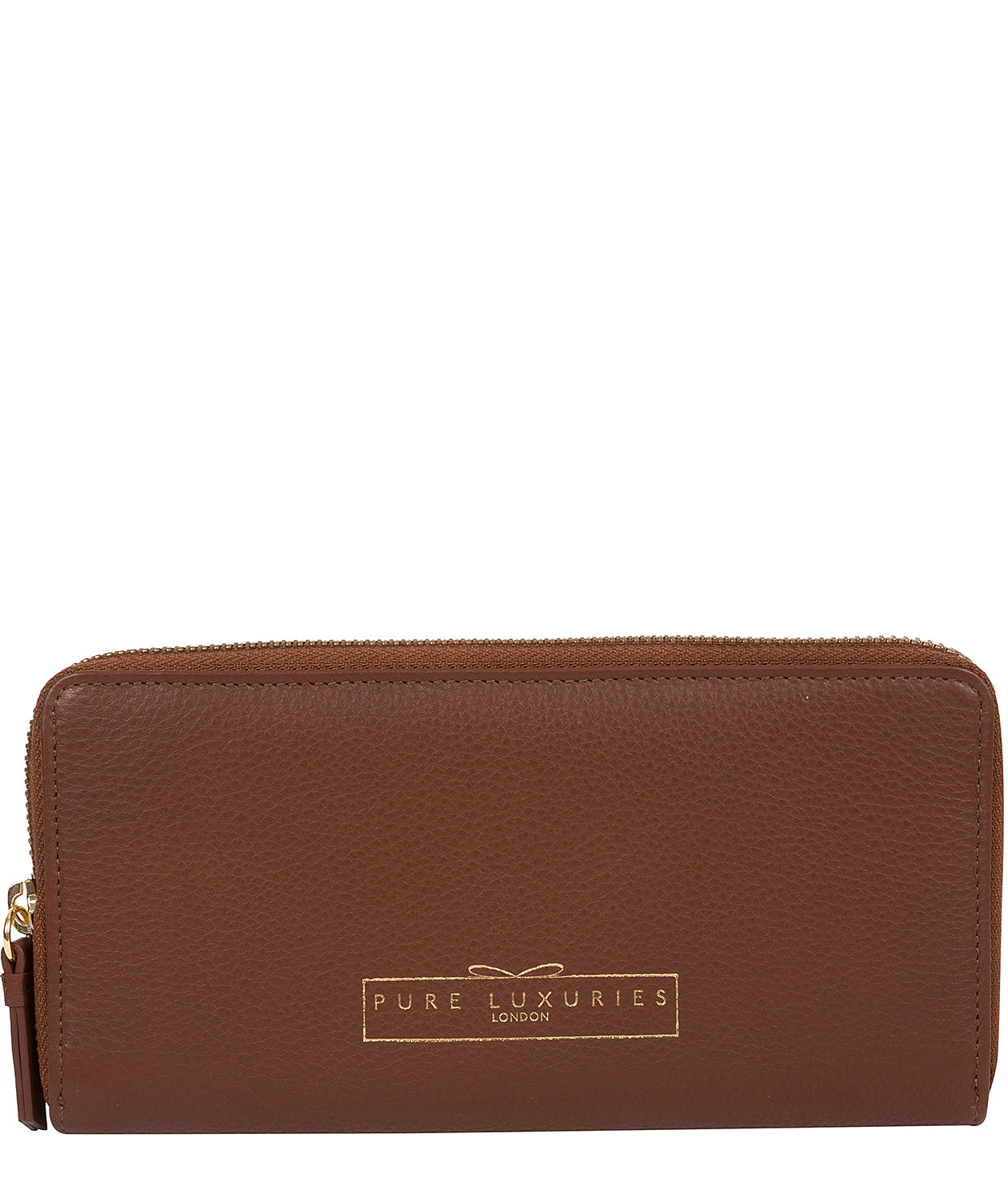 'Frieda' Chestnut Leather Purse