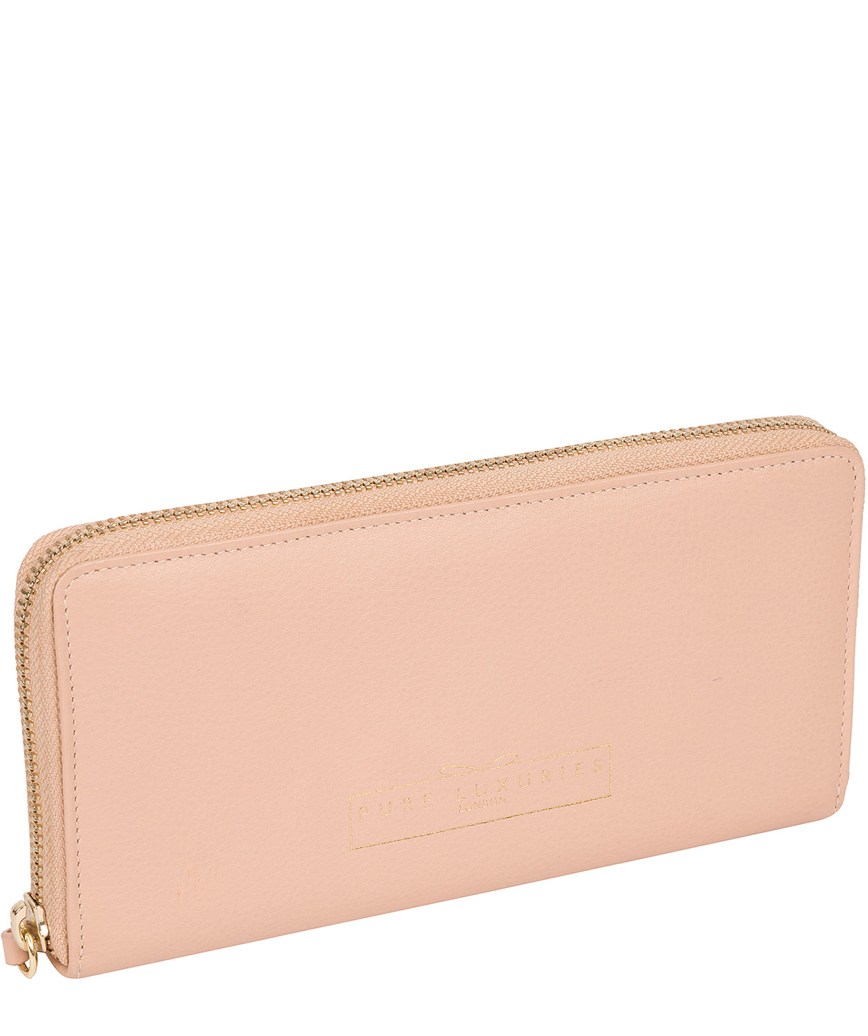 'Frieda' Pink Cloud Leather Purse