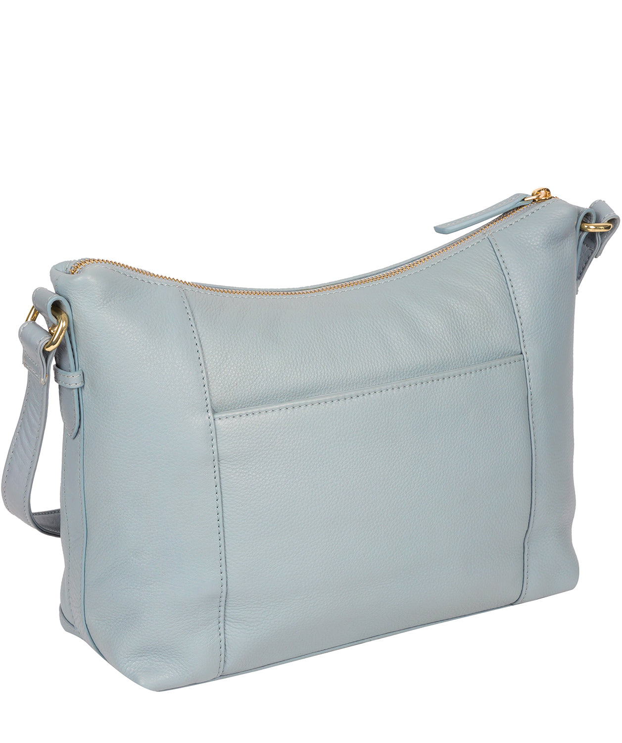 Blue Leather Shoulder Bag 'Jenna' by Pure Luxuries – Pure Luxuries London