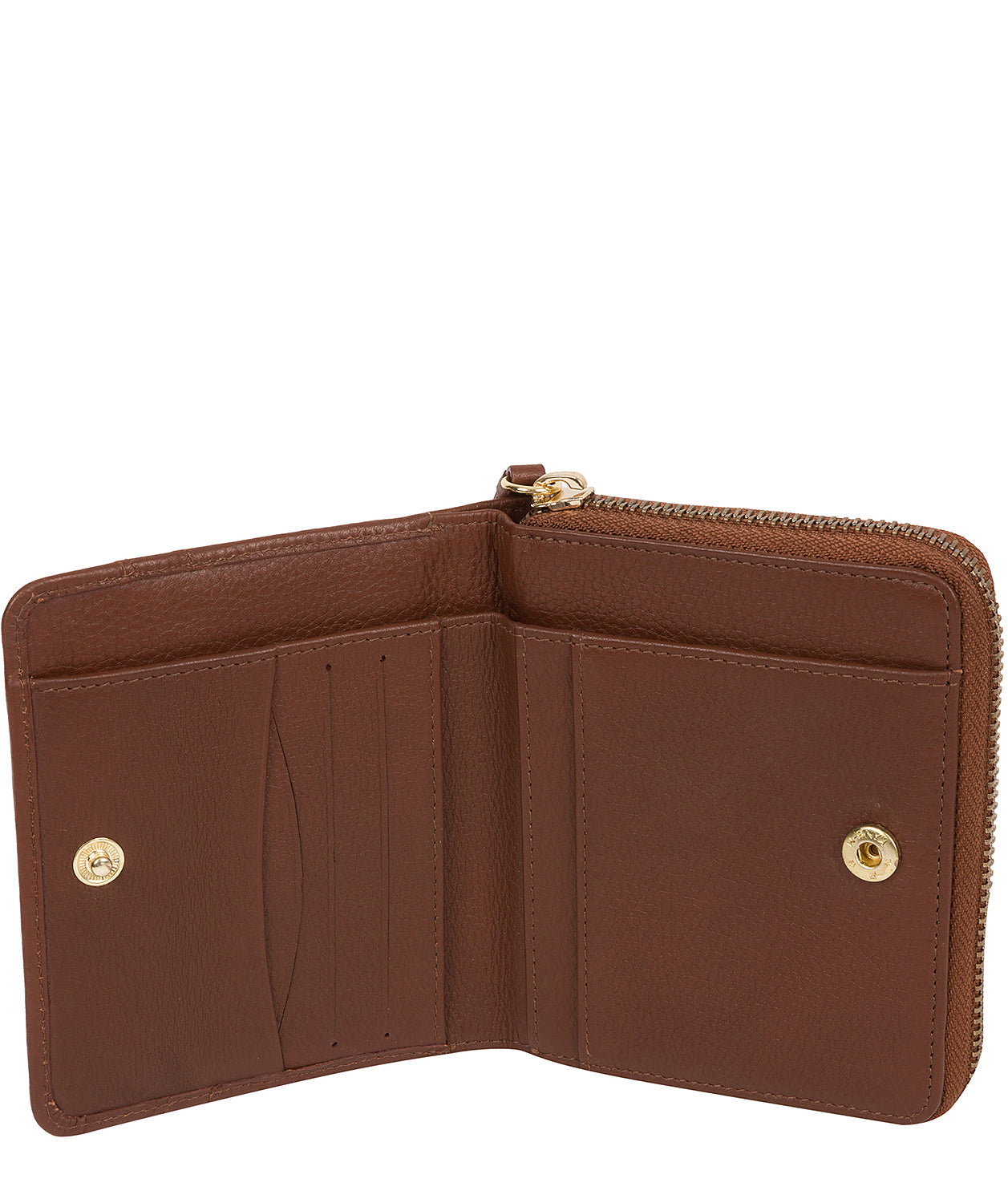 'Emely' Chestnut Leather Purse