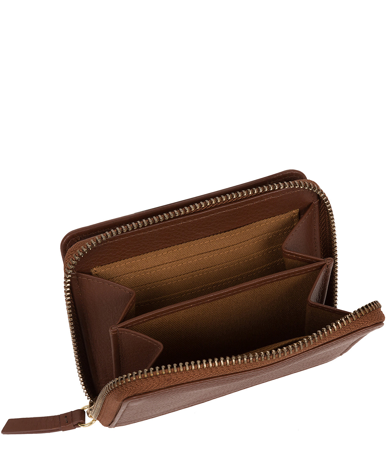 'Emely' Chestnut Leather Purse