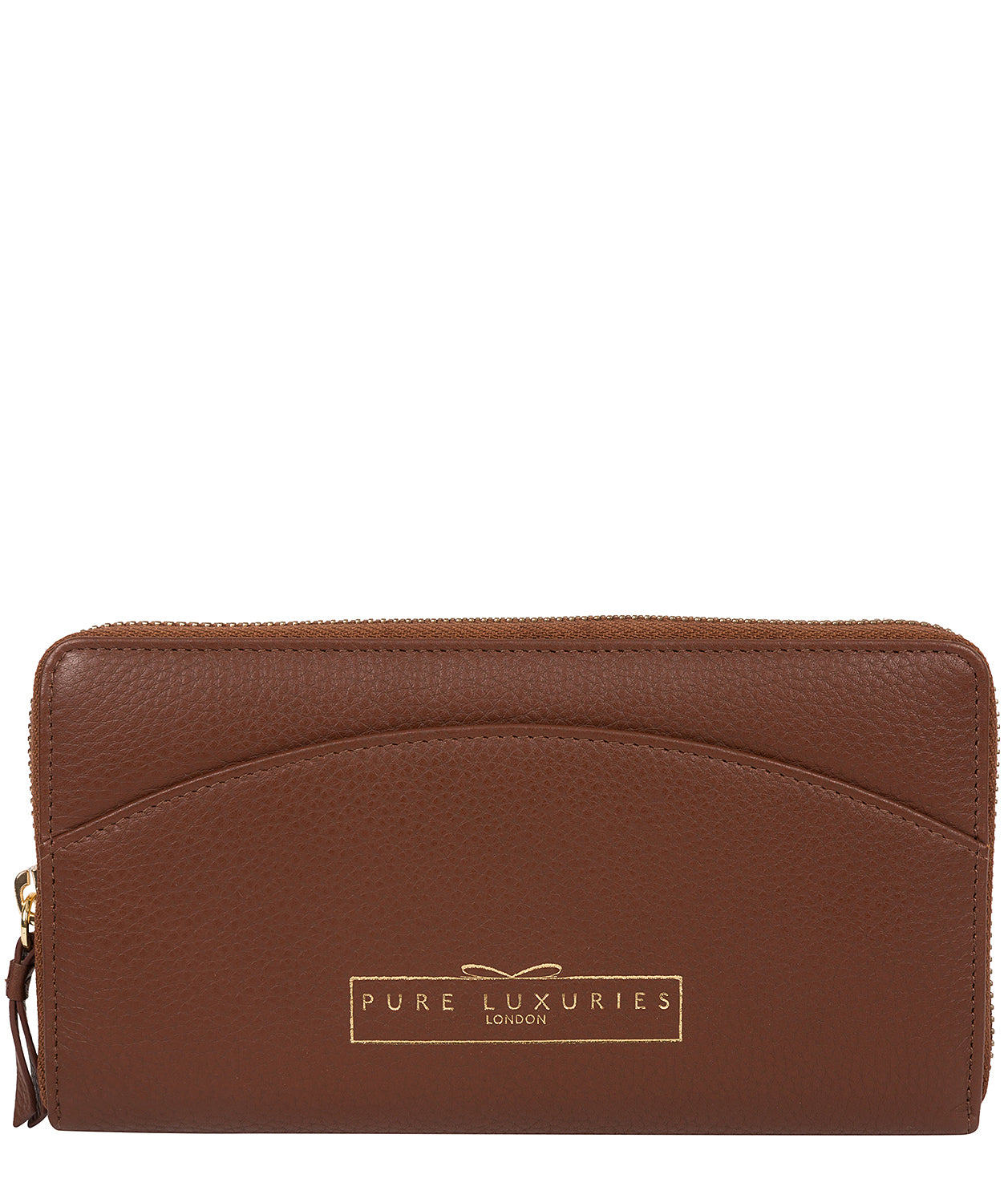 'Jenika' Chestnut Leather Purse