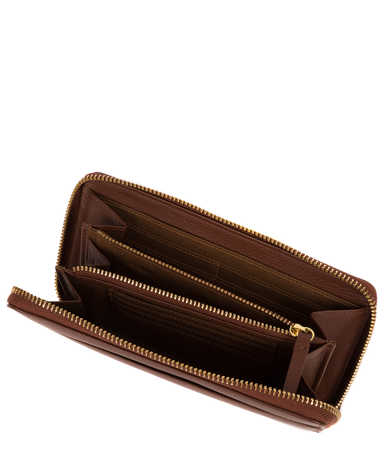 'Jenika' Chestnut Leather Purse