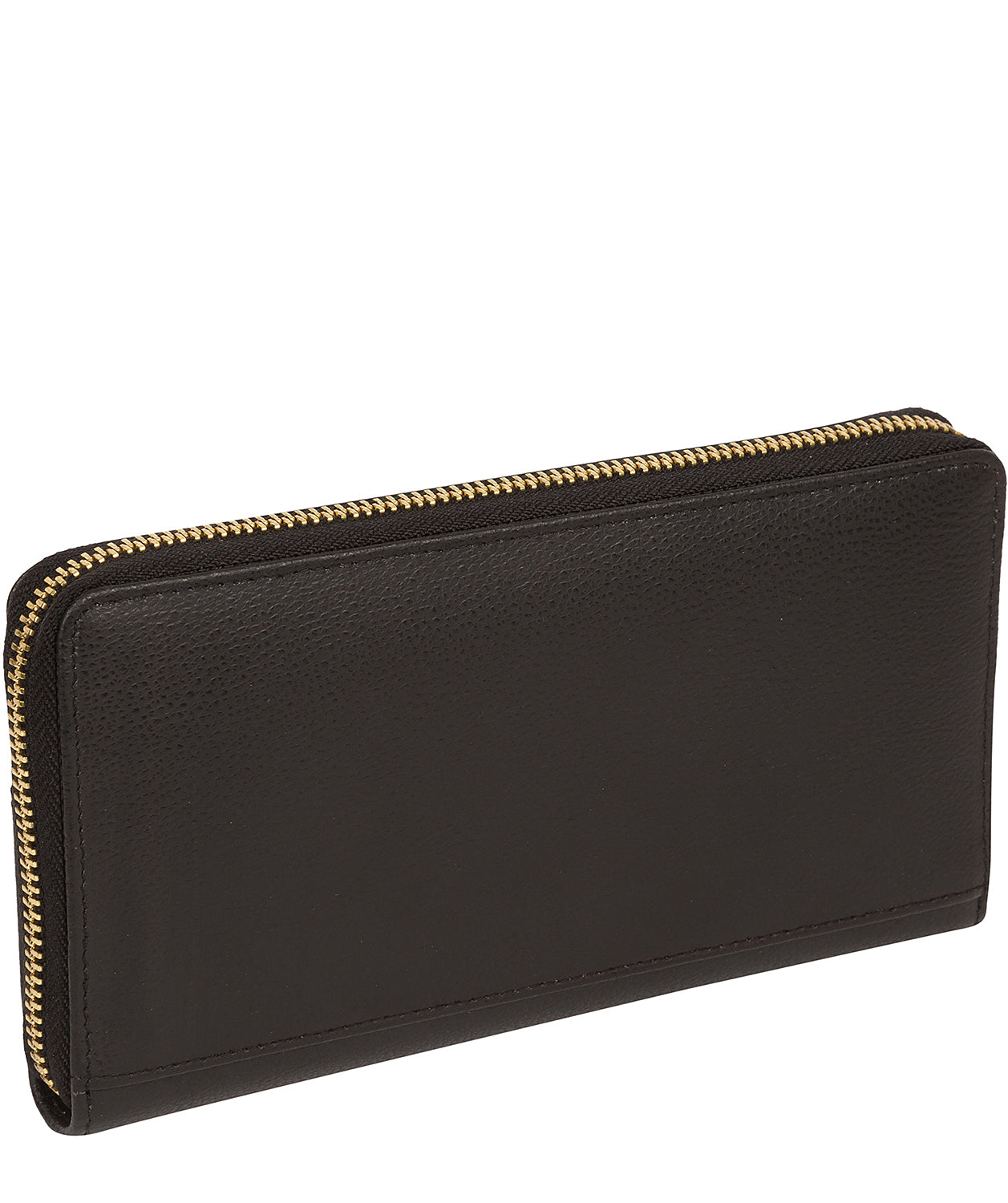 'Jenika' Jet Black Leather Purse