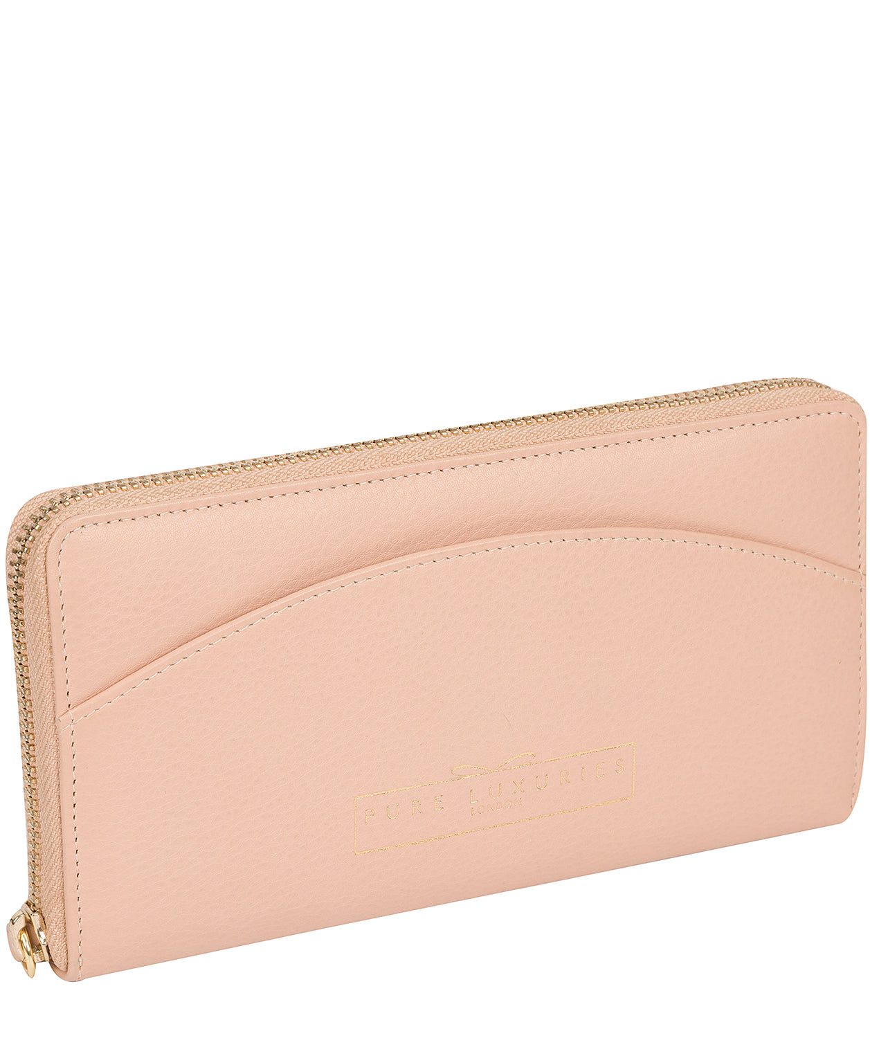 'Jenika' Pink Cloud Leather Purse