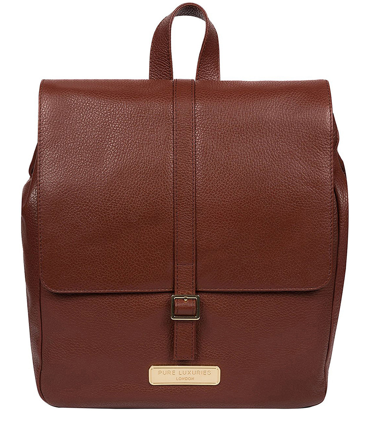 'Daisy' Chestnut Leather Backpack