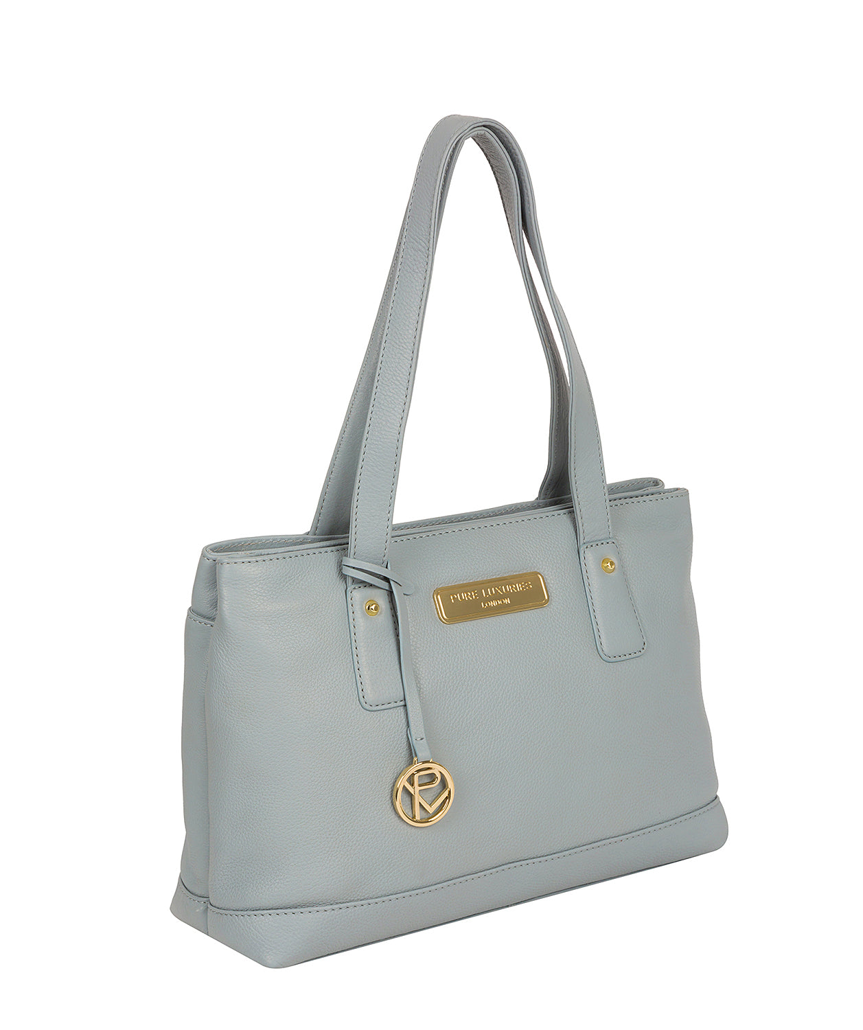 'Kate' Cashmere Blue Leather Handbag