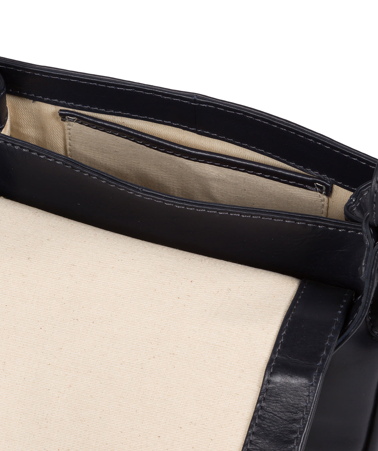 'Houghton' Navy Leather Cross Body Bag