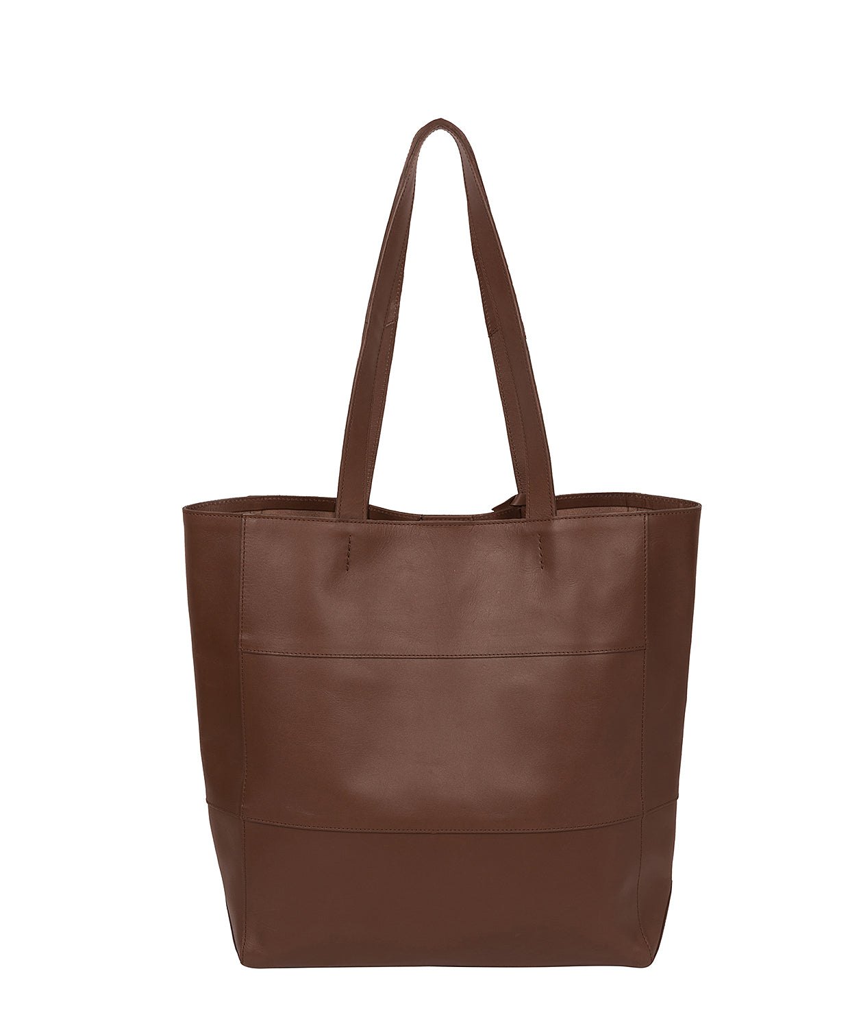 'Ashurst' Ombré Chestnut Vegetable-Tanned Leather Tote Bag