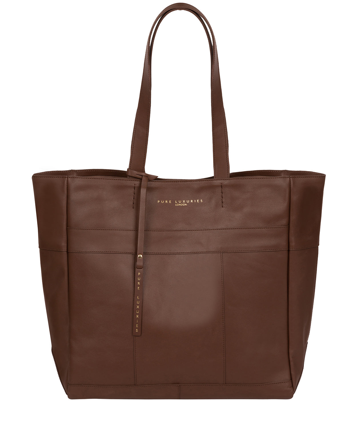 'Ripley' Ombré Chestnut Vegetable-Tanned Leather Extra-Large Shopper Bag