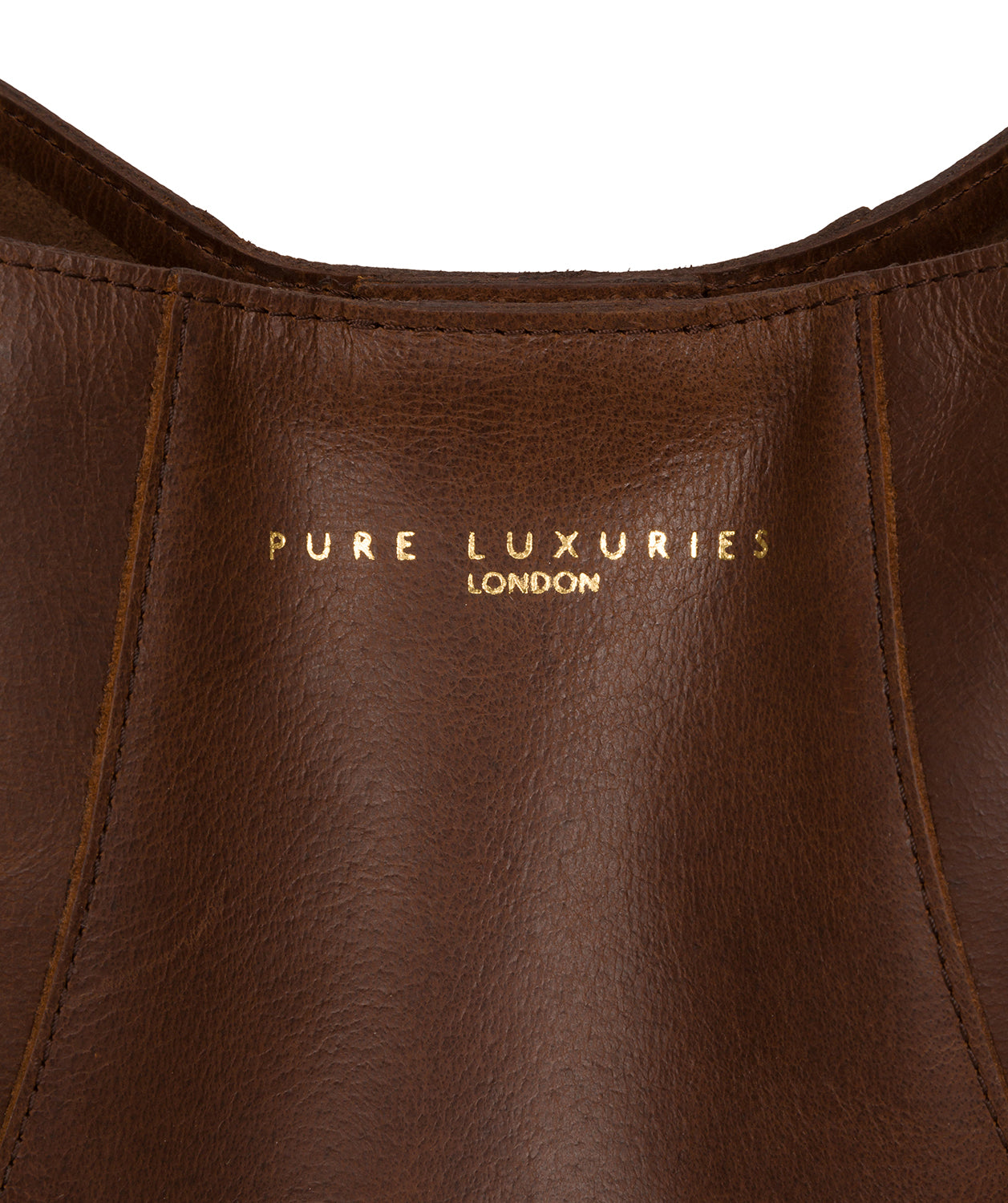 'Tunbridge' Ombré Chestnut Vegetable-Tanned Leather Tote Bag