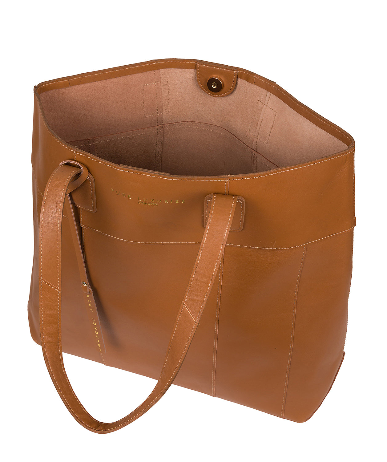 'Pembury' Saddle Tan Vegetable-Tanned Leather Tote Bag