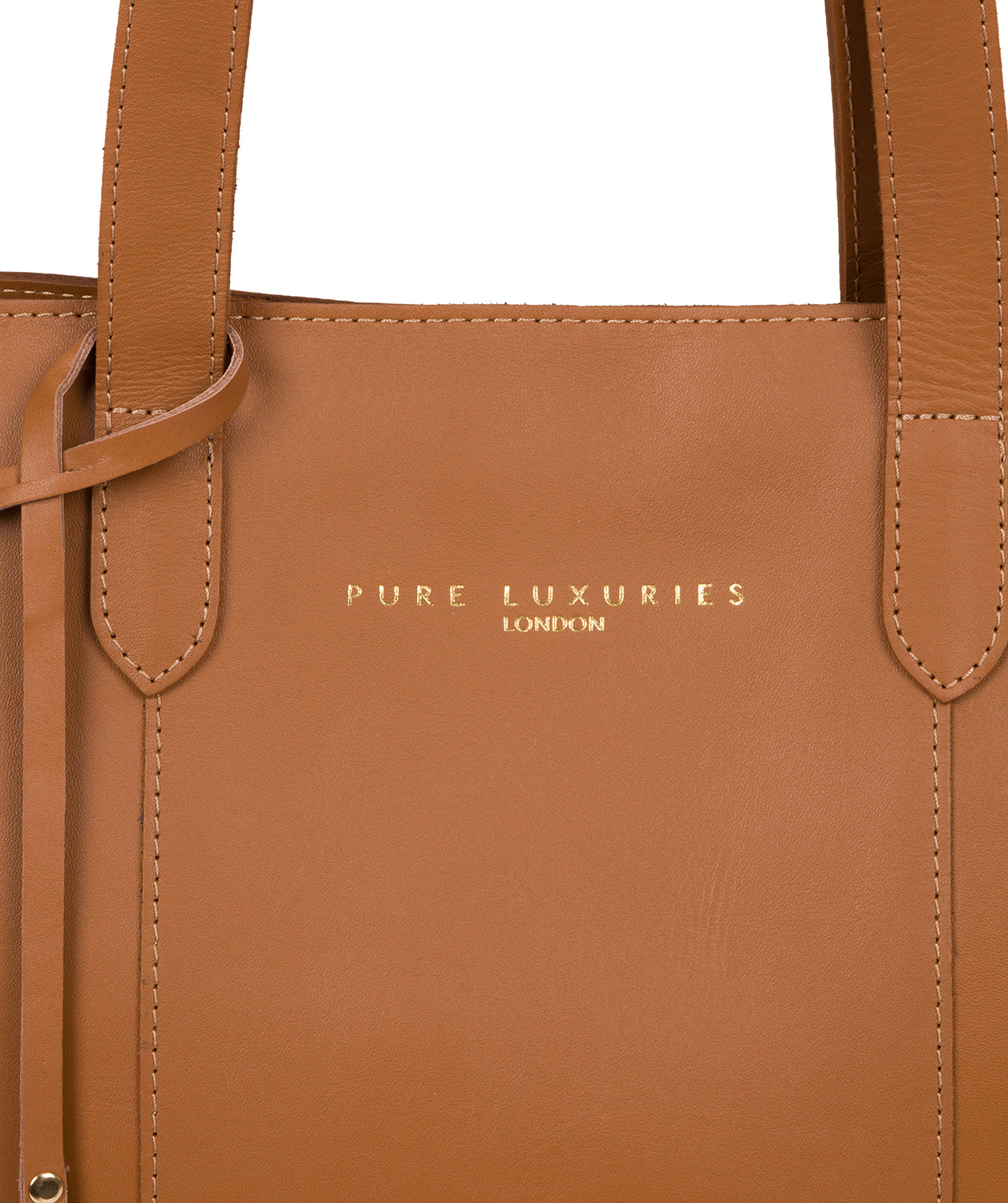 'Amberley' Saddle Tan Vegetable-Tanned Leather Tote Bag