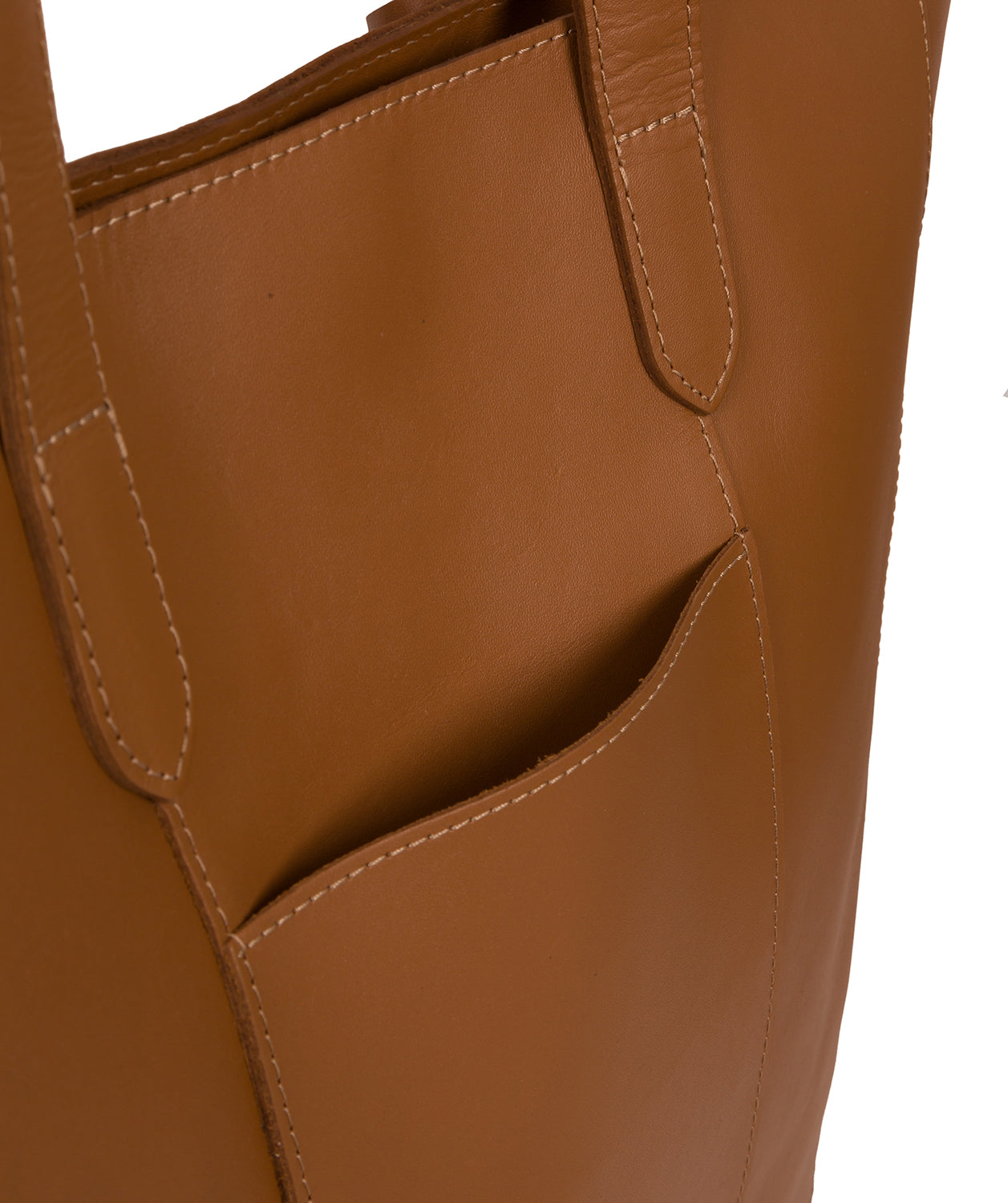 'Amberley' Saddle Tan Vegetable-Tanned Leather Tote Bag