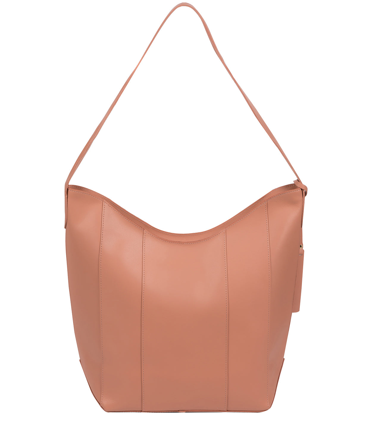 'Winchester' Misty Rose Vegetable-Tanned Leather Shoulder Bag