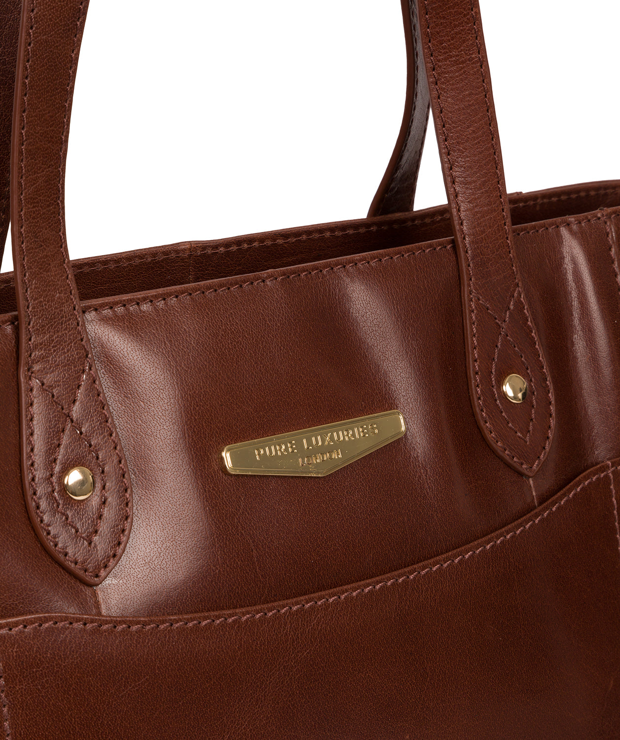 'Marisa' Italian Tan Leather Handbag