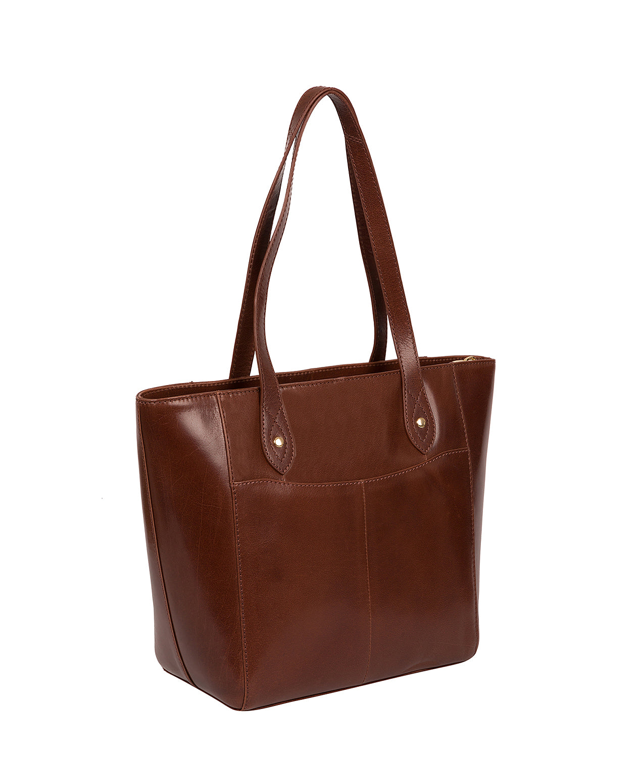 'Marisa' Italian Tan Leather Handbag