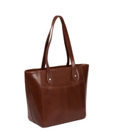 Tan Leather Tote Bag 'Marisa' by Pure Luxuries – Pure Luxuries London